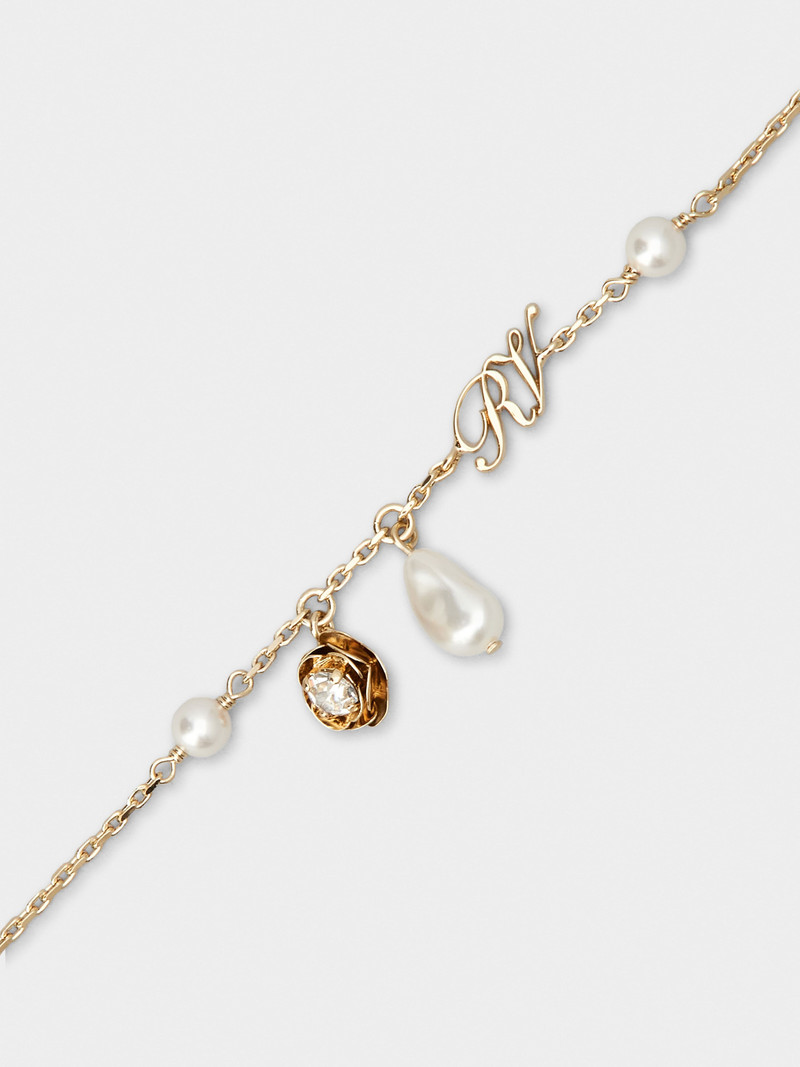 Roger Vivier Rose Pearls Bracelet outlook