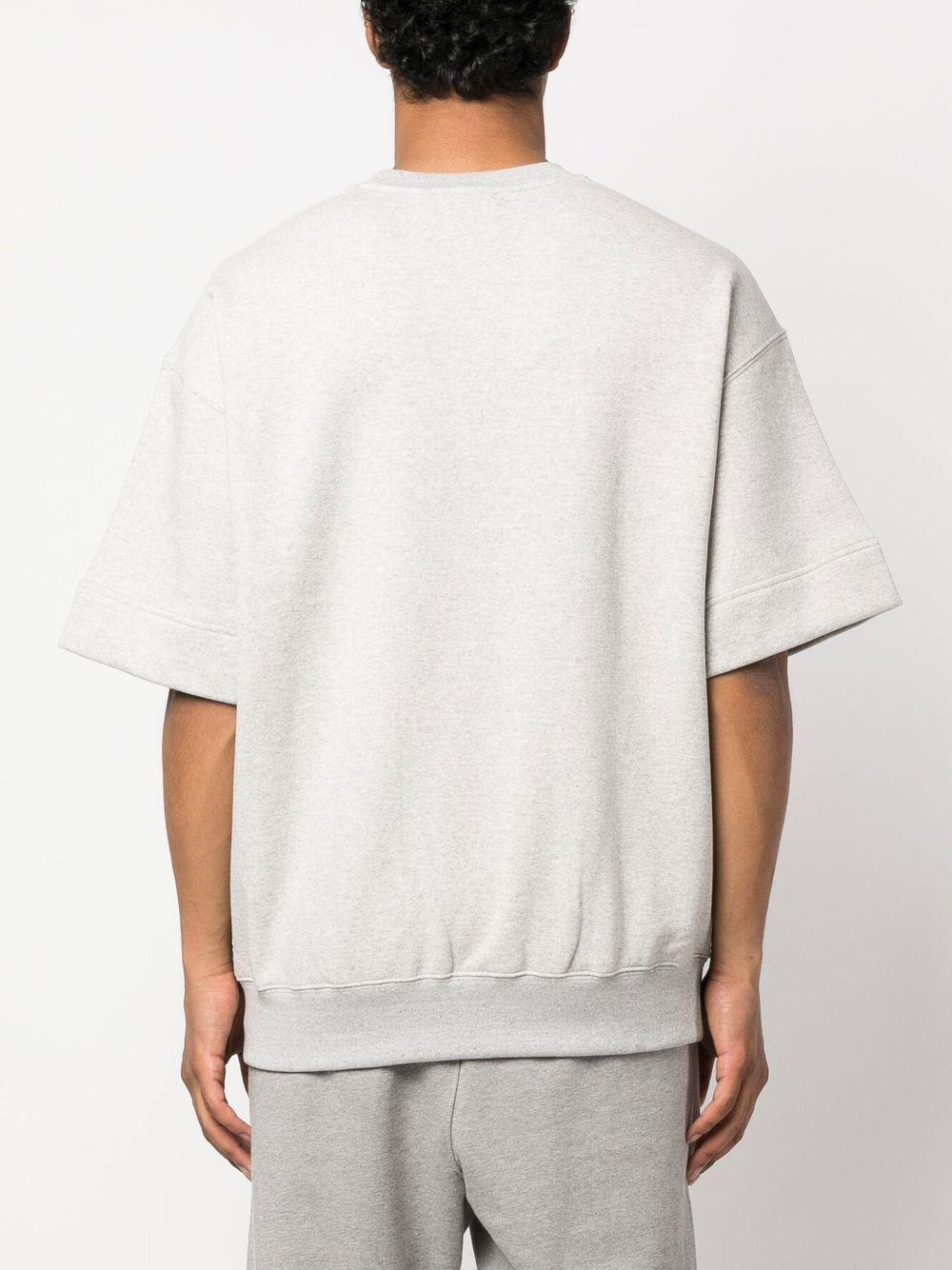 short-sleeve cotton sweatshirt - 4