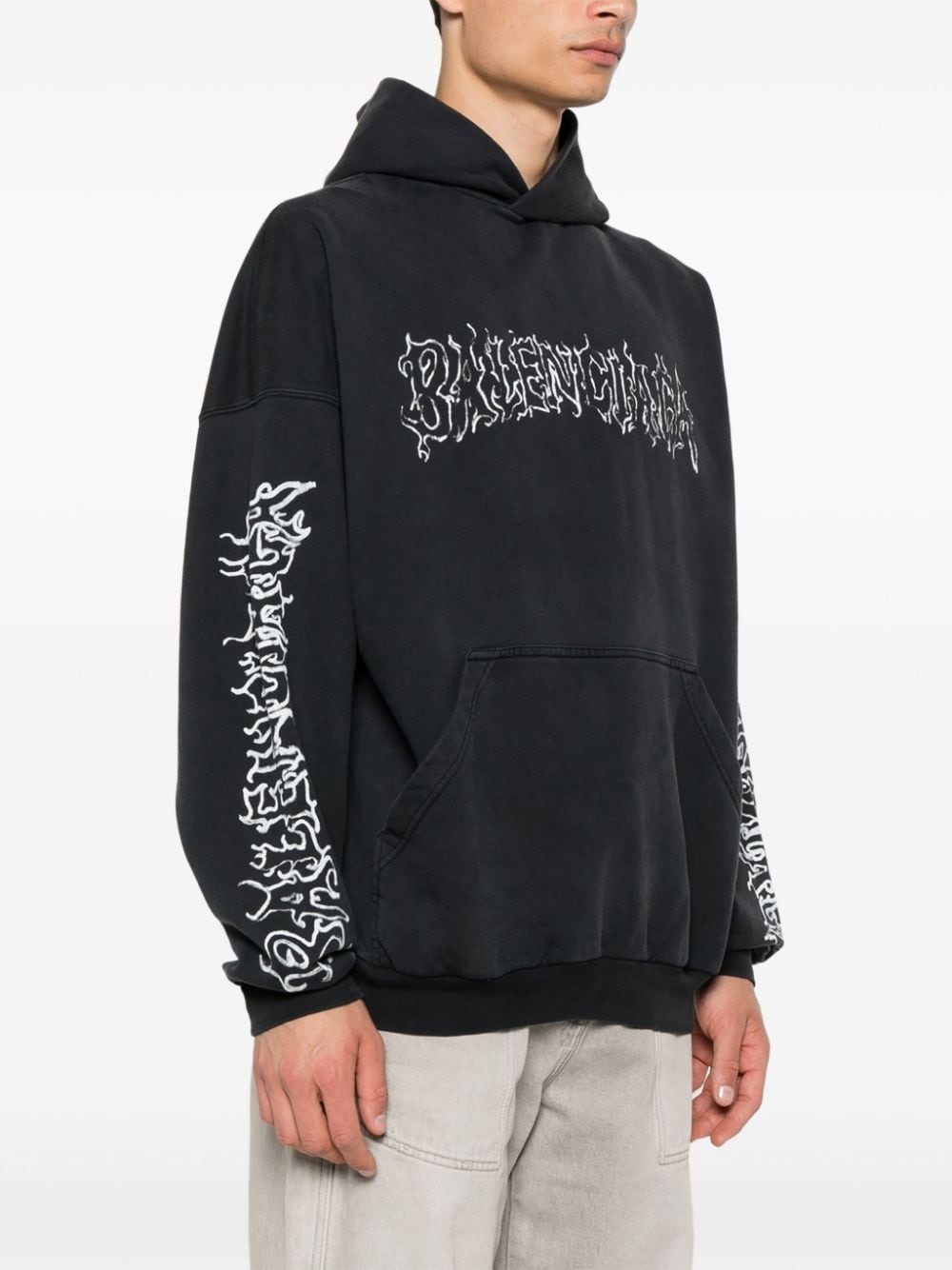 BALENCIAGA DIY Metal Outline hoodie | REVERSIBLE