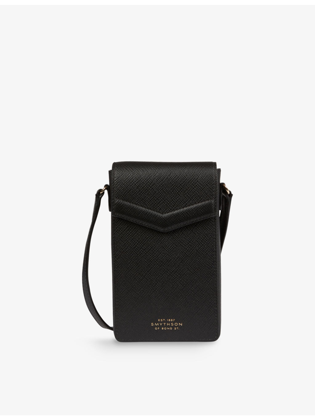 Envelope leather cross-body phone case pouch - 1