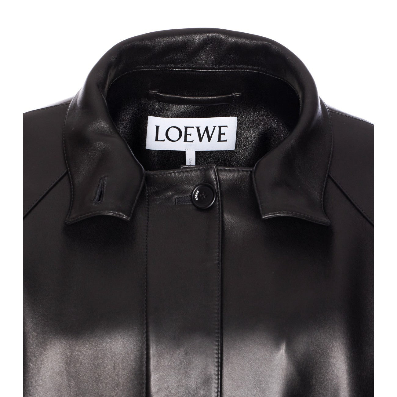 Loewe Women Leather Short Trench - 4