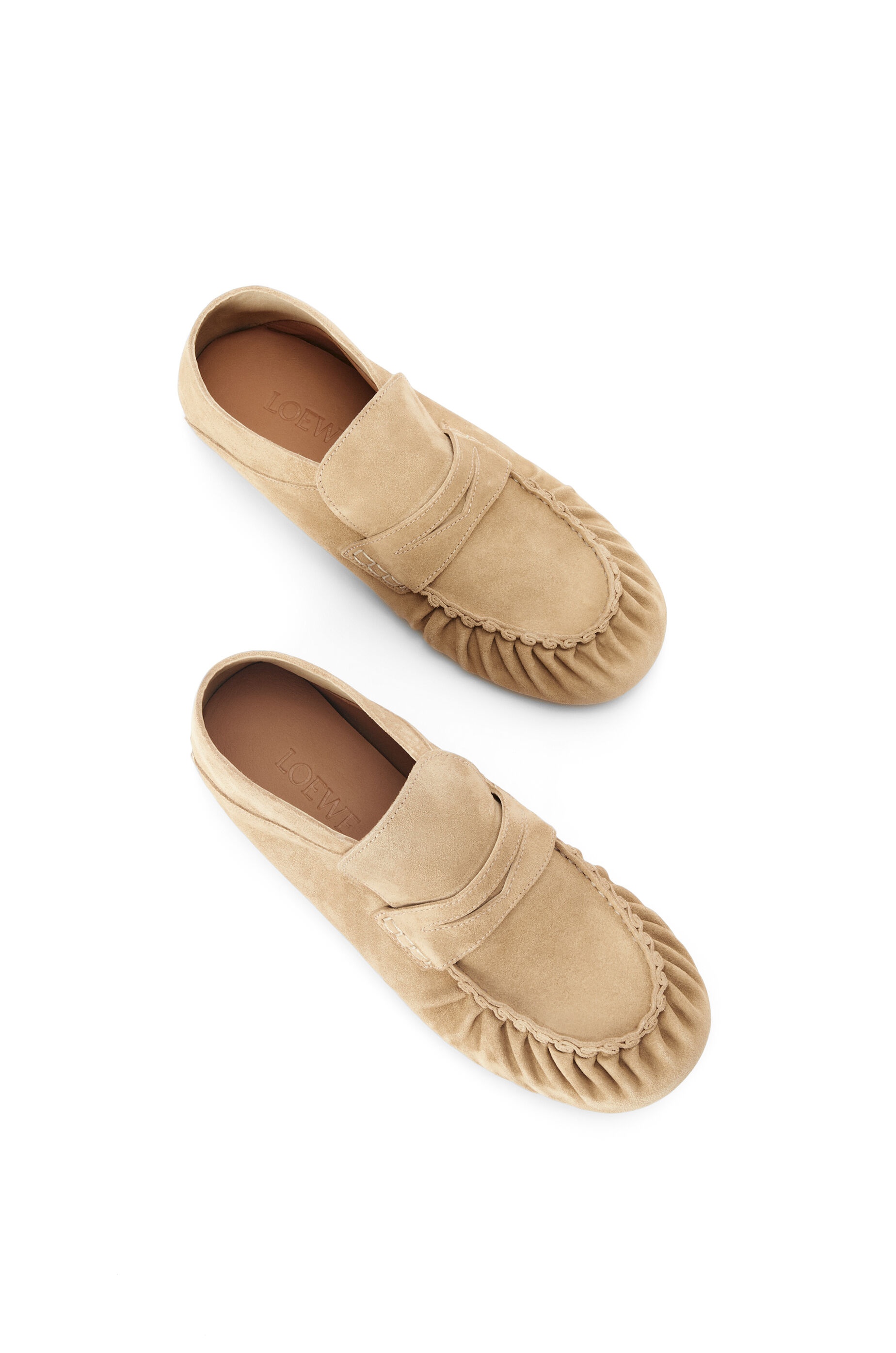 Soft slip on moccasin in suede - 3