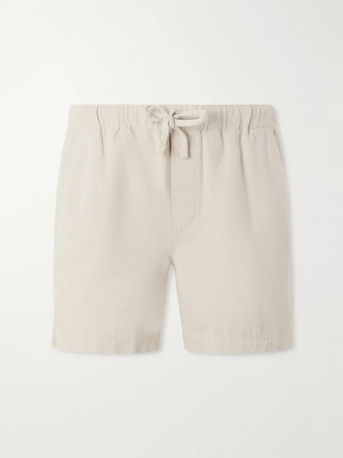 Straight-Leg Cotton-Canvas Drawstring Shorts - 1