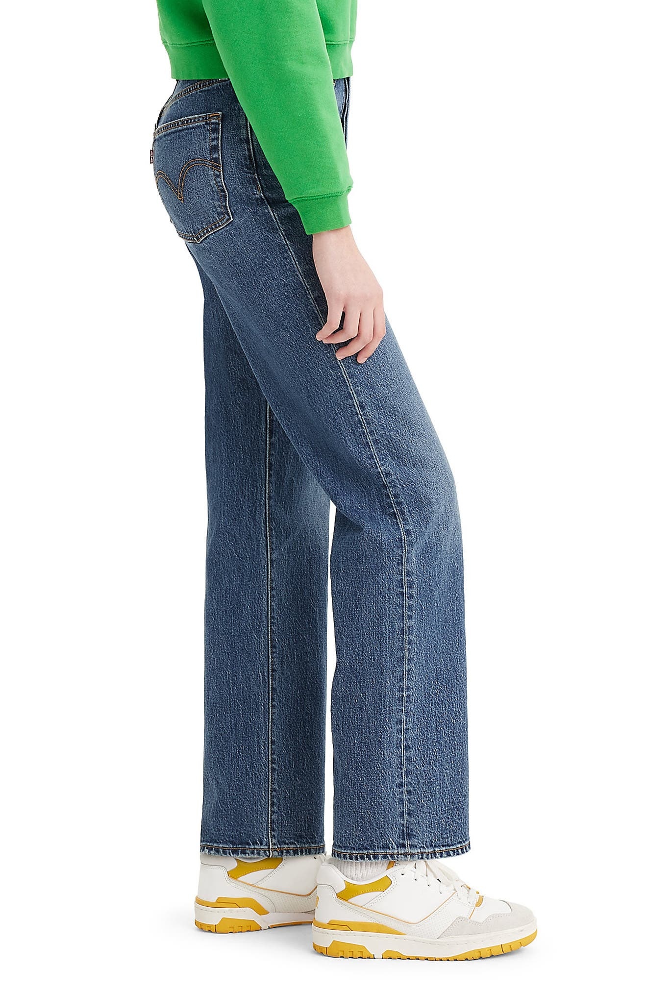 Ribcage High Waist Straight Leg Jeans - 3