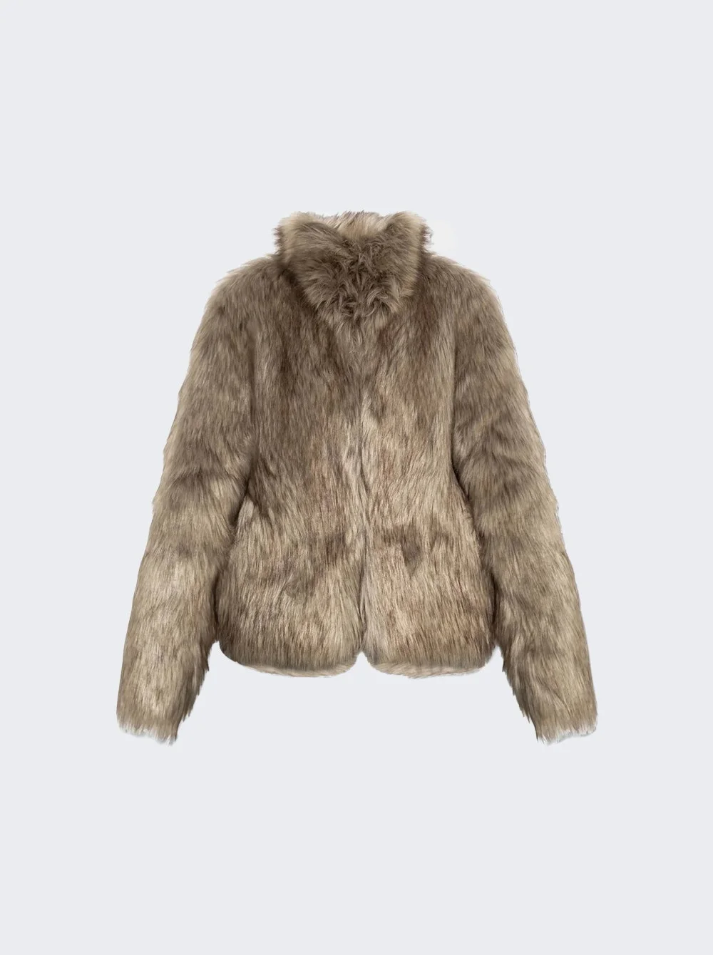 Bianca Fur Jacket Beige - 1