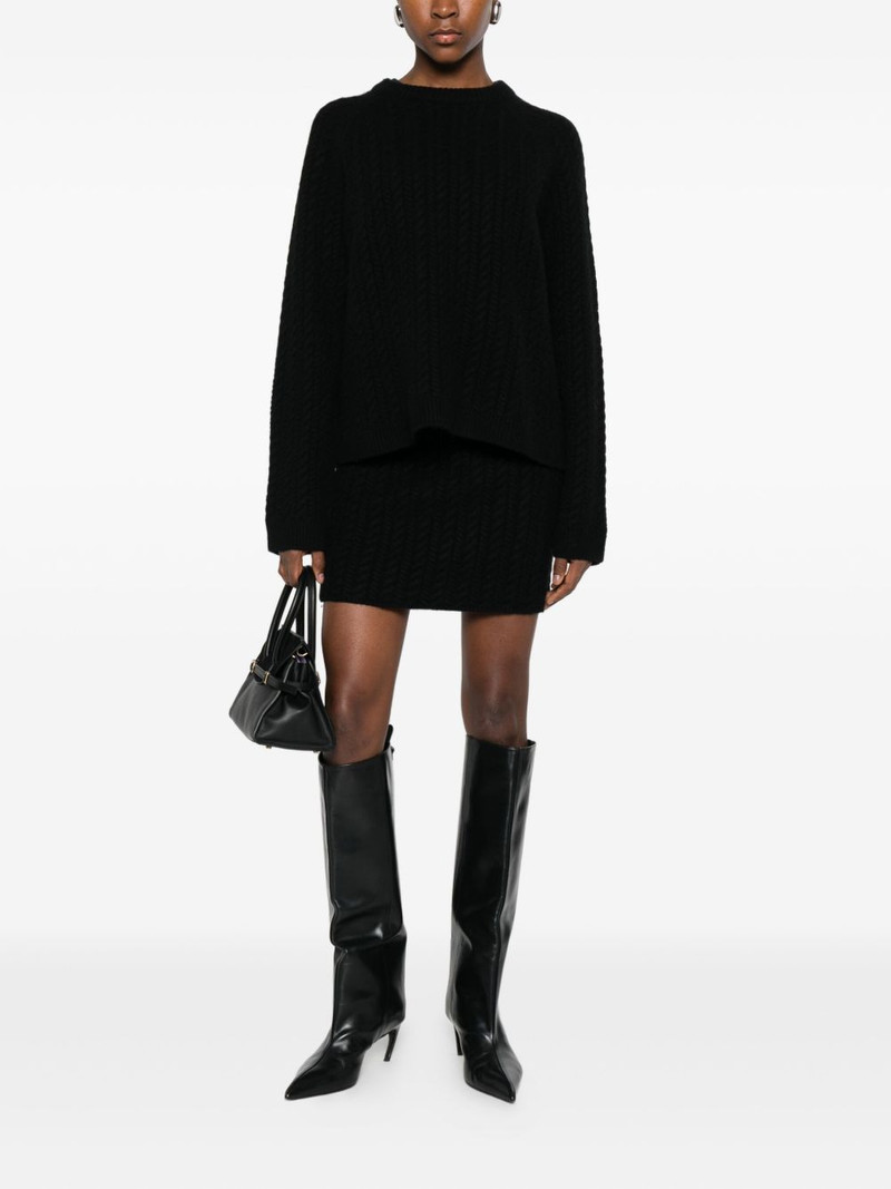 HERSKIND cable-knit top outlook