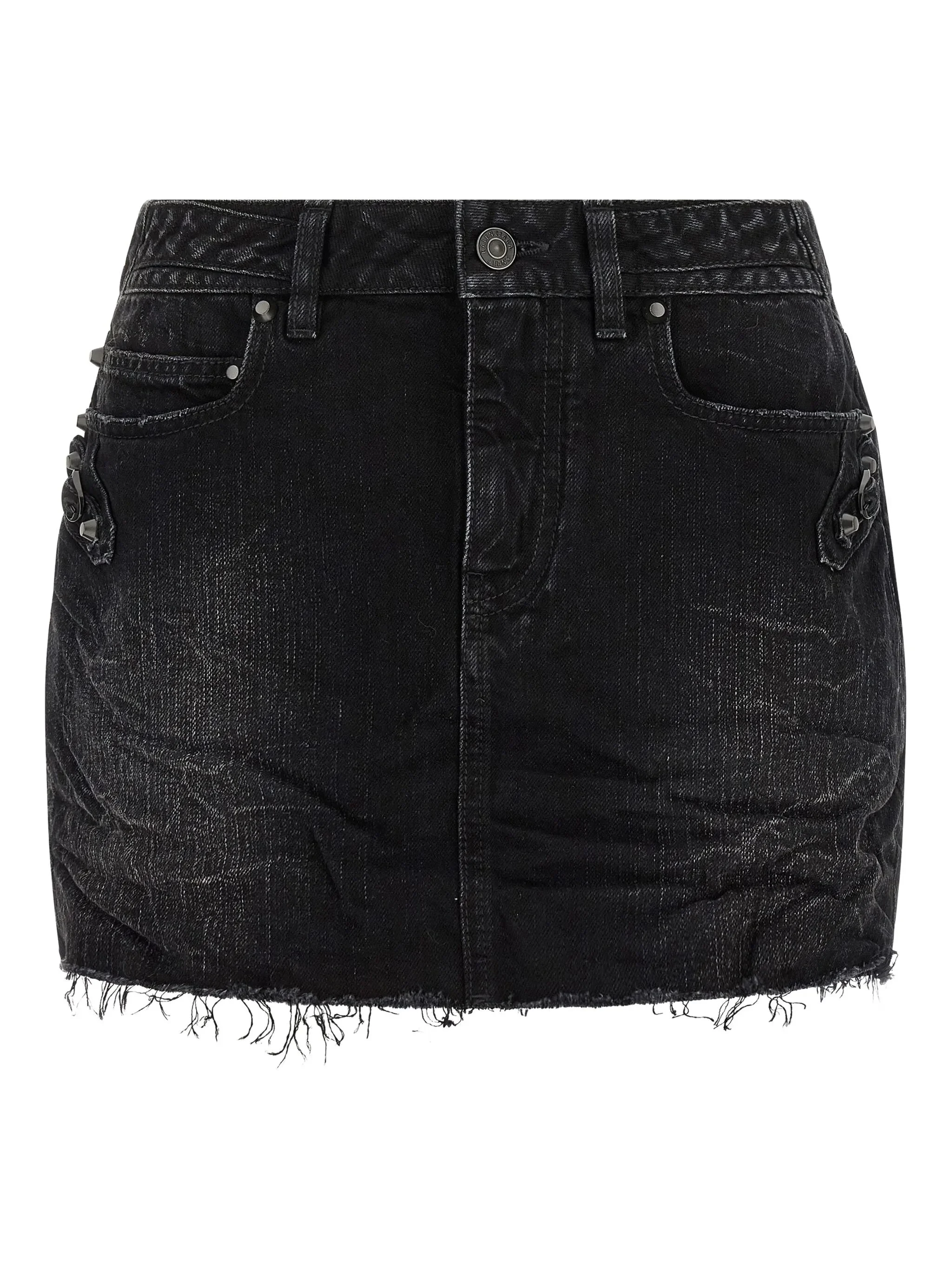 Balenciaga City Raw-cut Mini Skirt - 1