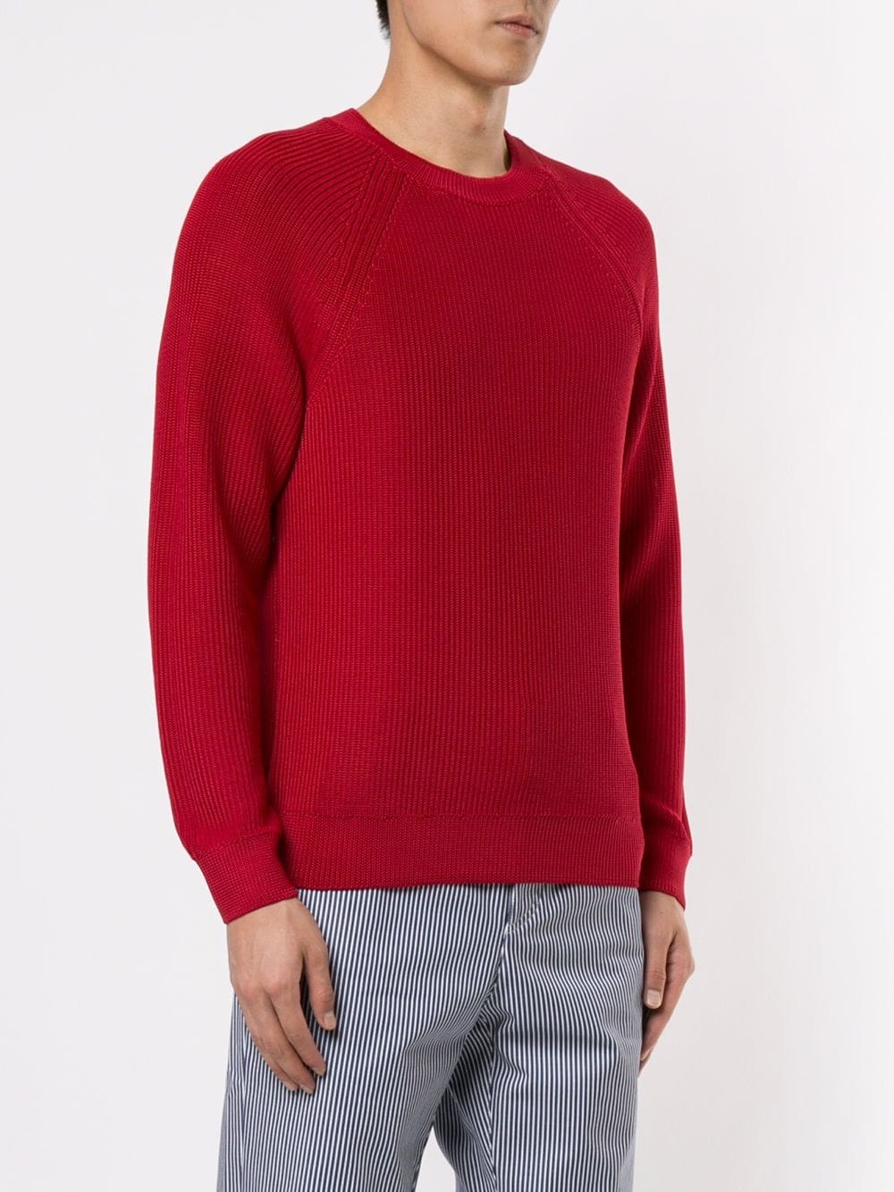 ribbed knit jumper - 3