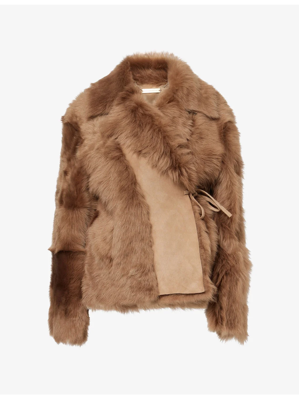 Verena Notch-Lapels Shearling Jacket - 1
