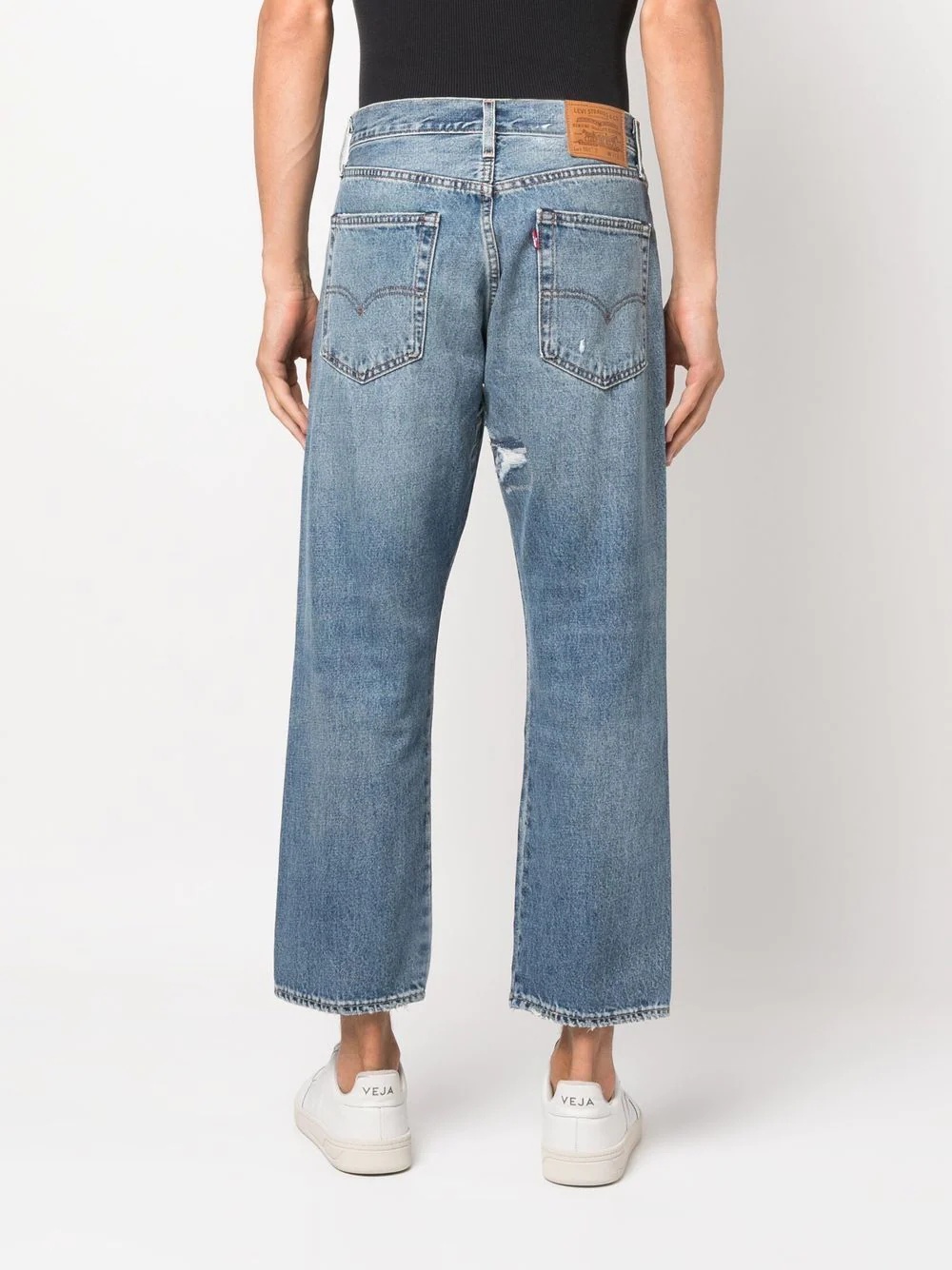 551 straight-leg cropped jeans - 4