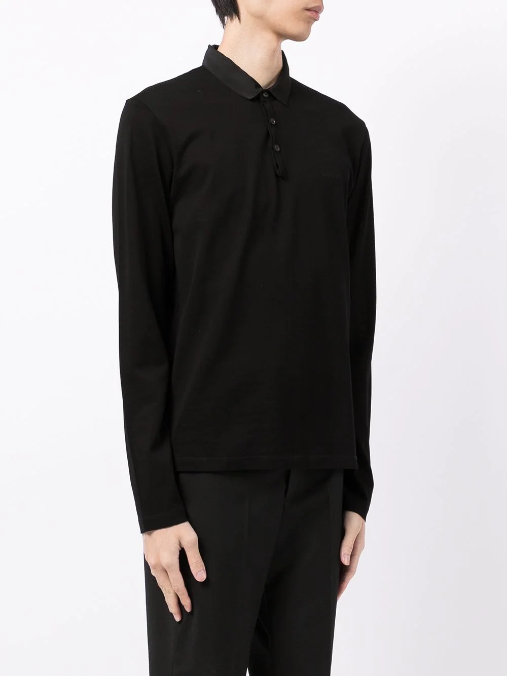 long-sleeve polo shirt - 3