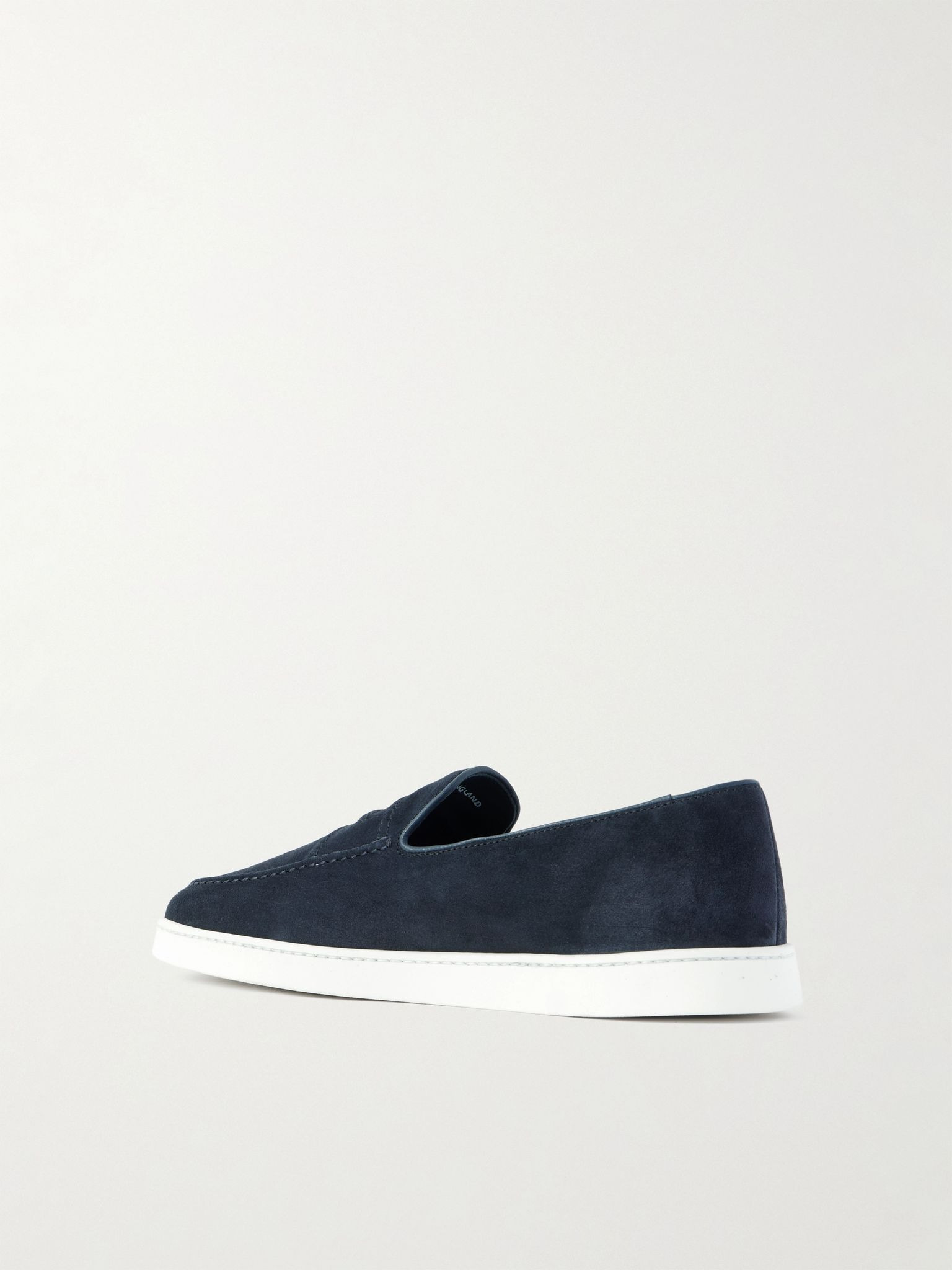 Peebles Suede Loafers Navy - 4