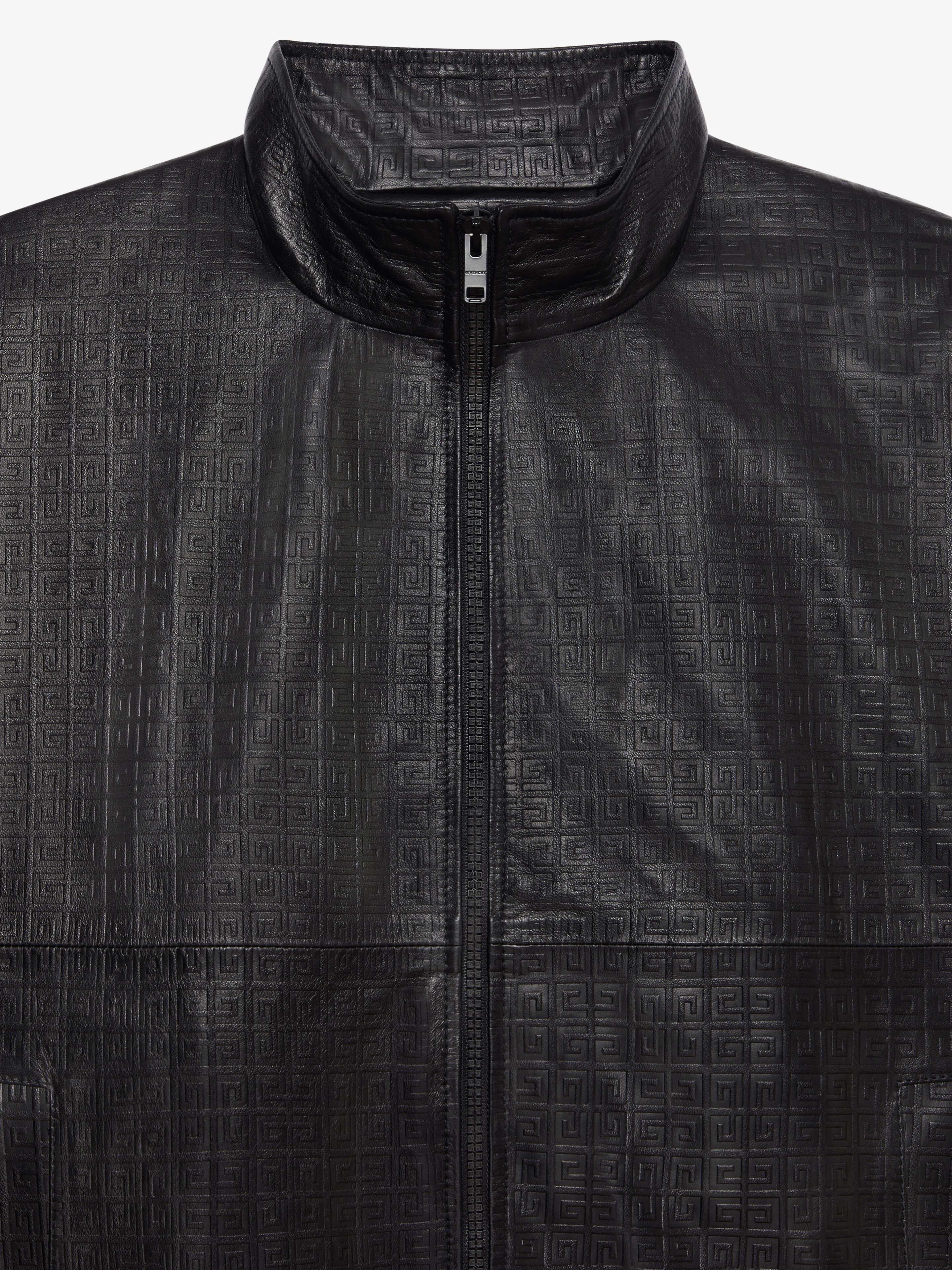 TRACKSUIT JACKET IN 4G LEATHER - 5