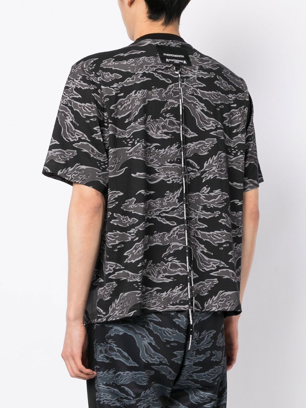 camouflage-print short-sleeved T-shirt - 4