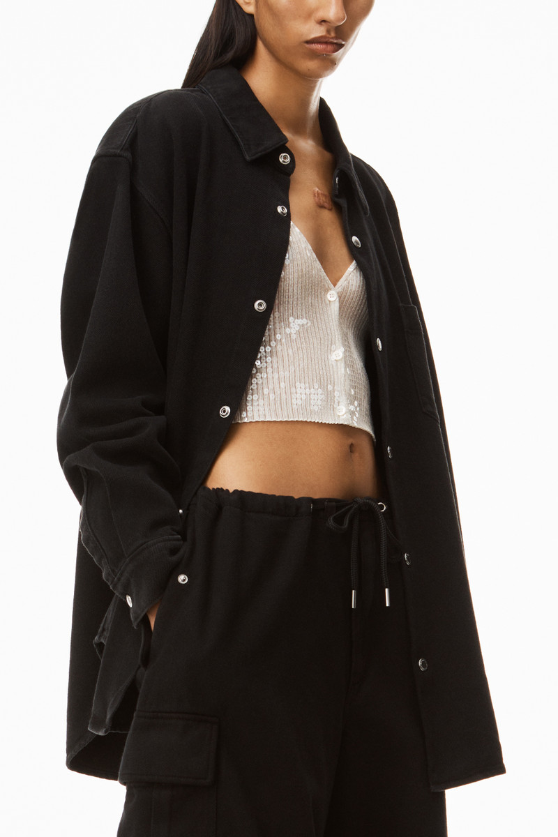 OVERSIZED SHIRT IN TWILL DENIM 3