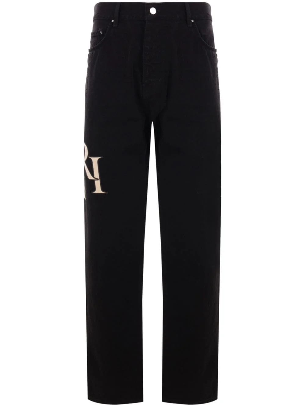 Staggered Logo Jeans - 1