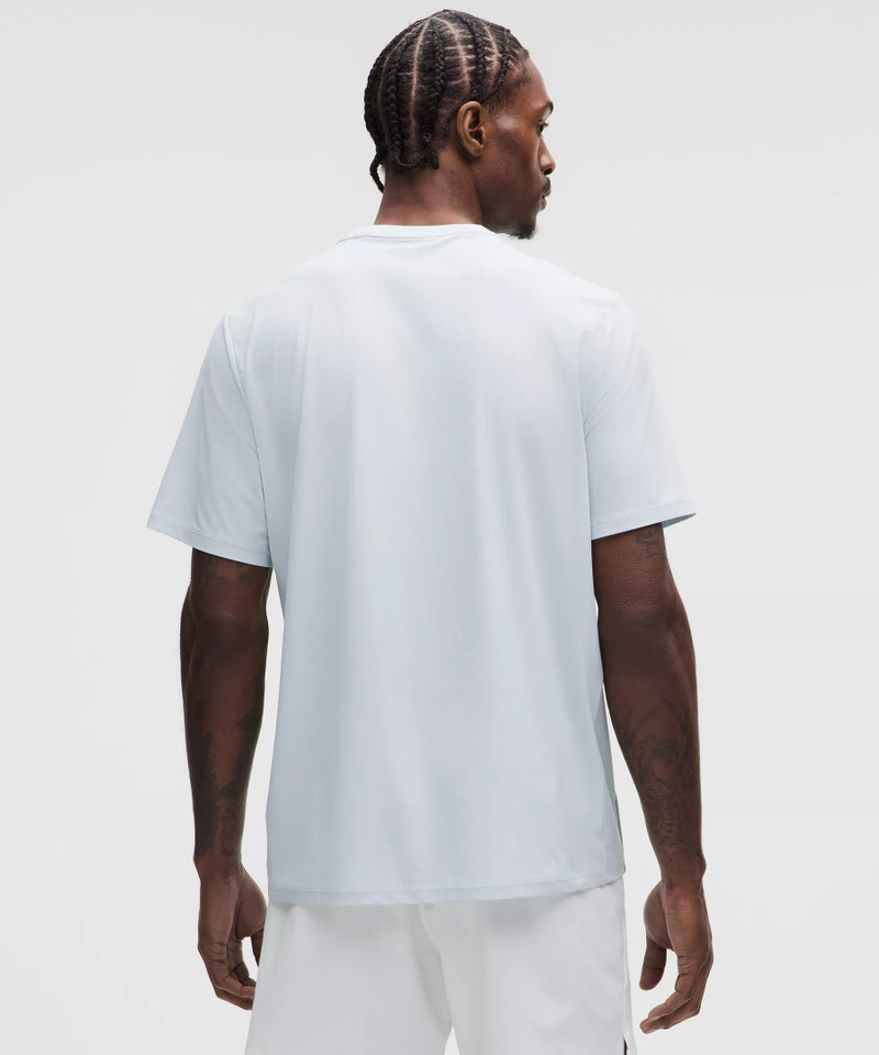 UV-Protective Striped Mesh Tennis T-Shirt 3