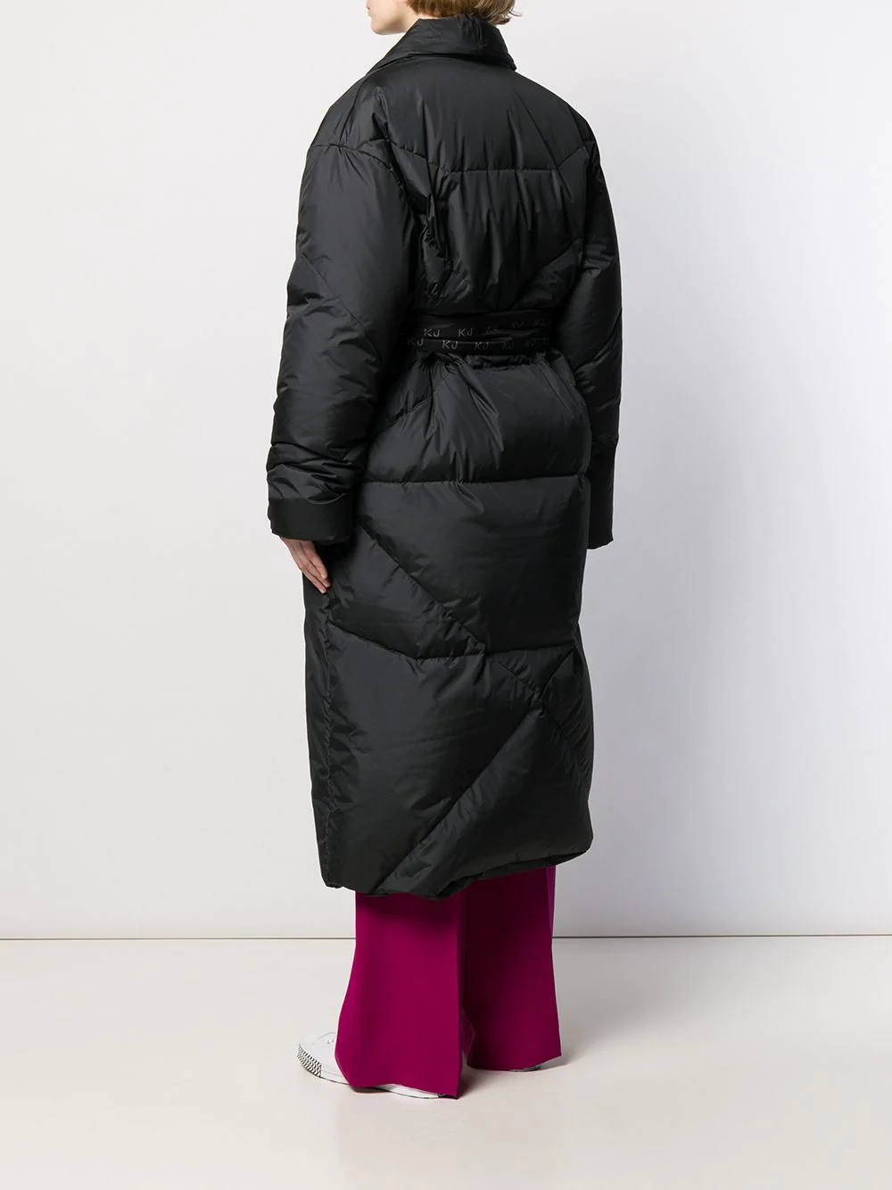 longline puffer coat - 4