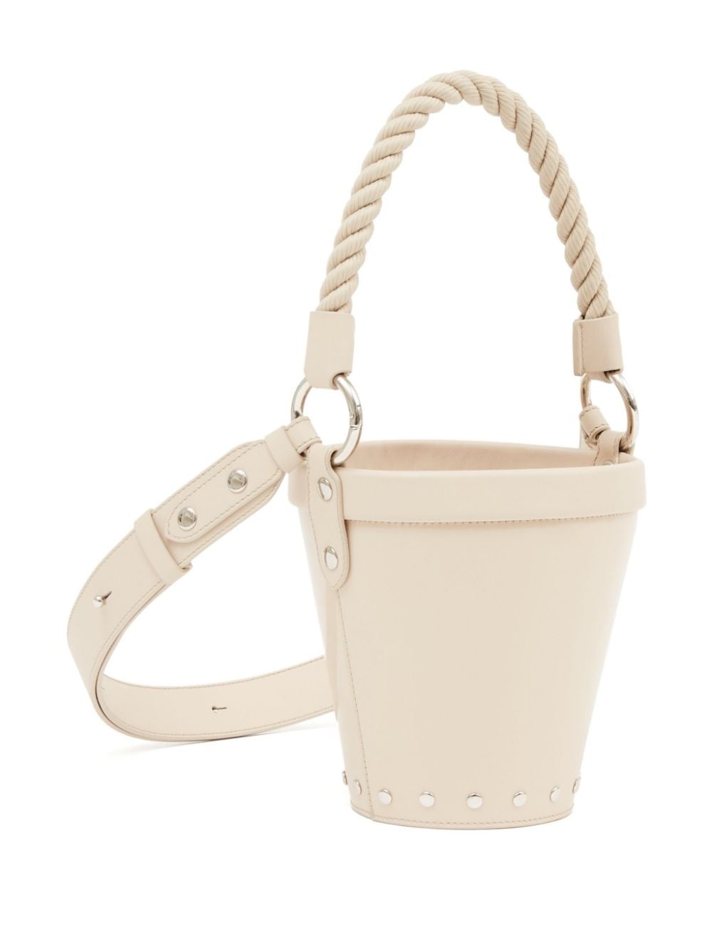 Fire leather bucket bag - 4