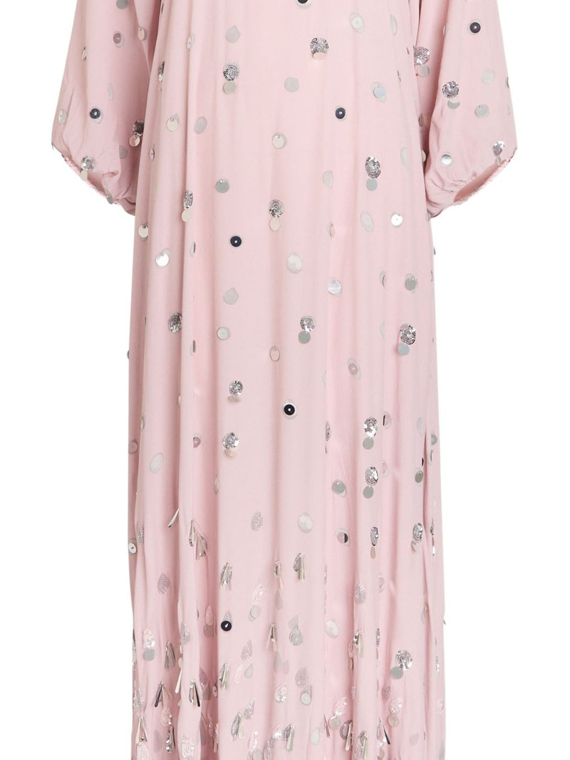 BERNADETTE Frida polka dot embellished dress outlook