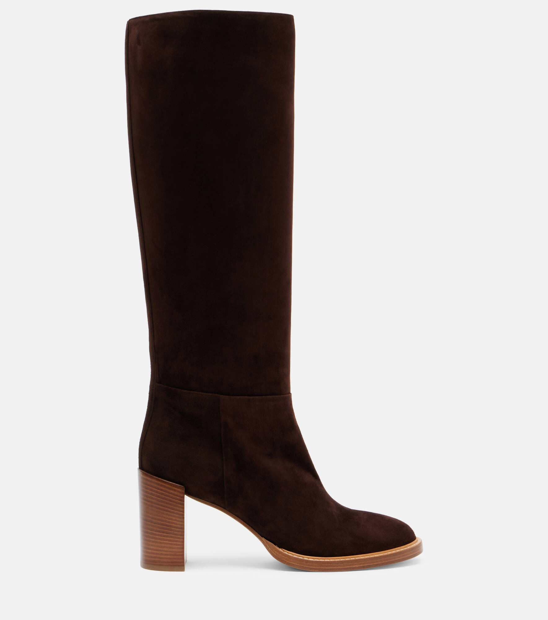 Bocca suede knee-high boots - 4