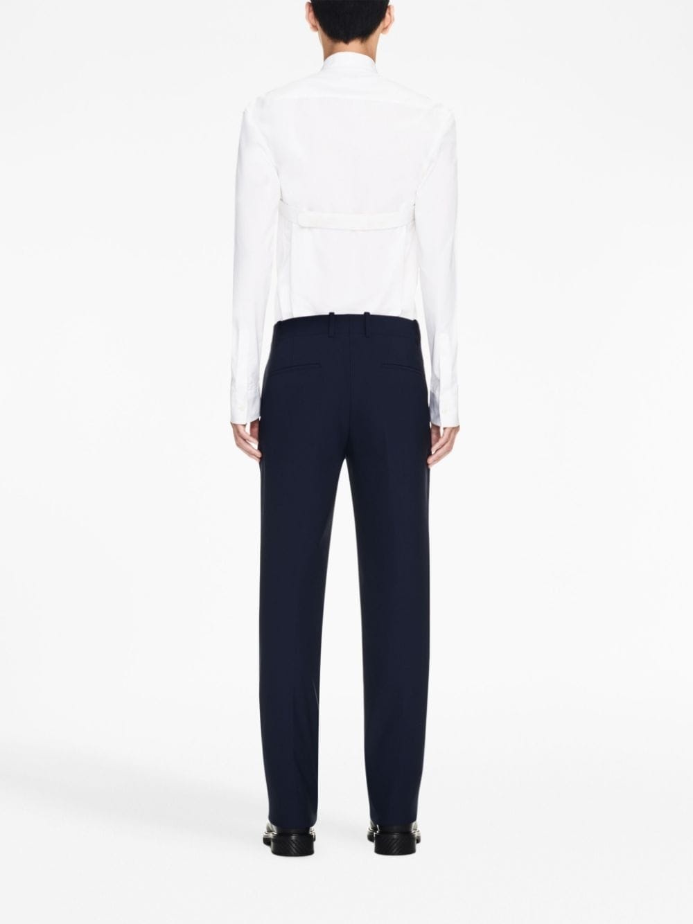 mid-rise tailored trousers - 4