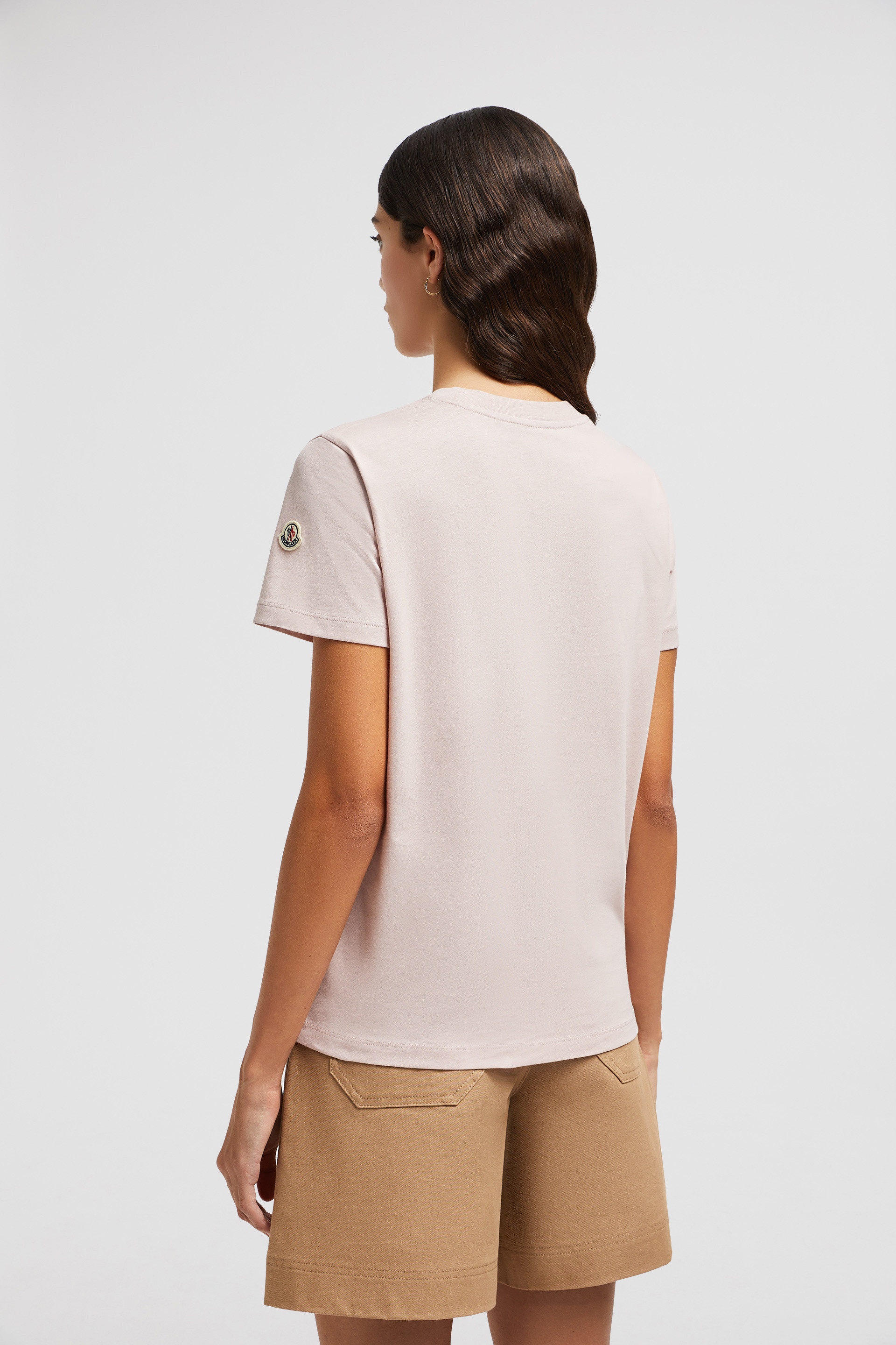 Embroidered Tonal Logo Cotton T-Shirt - 5