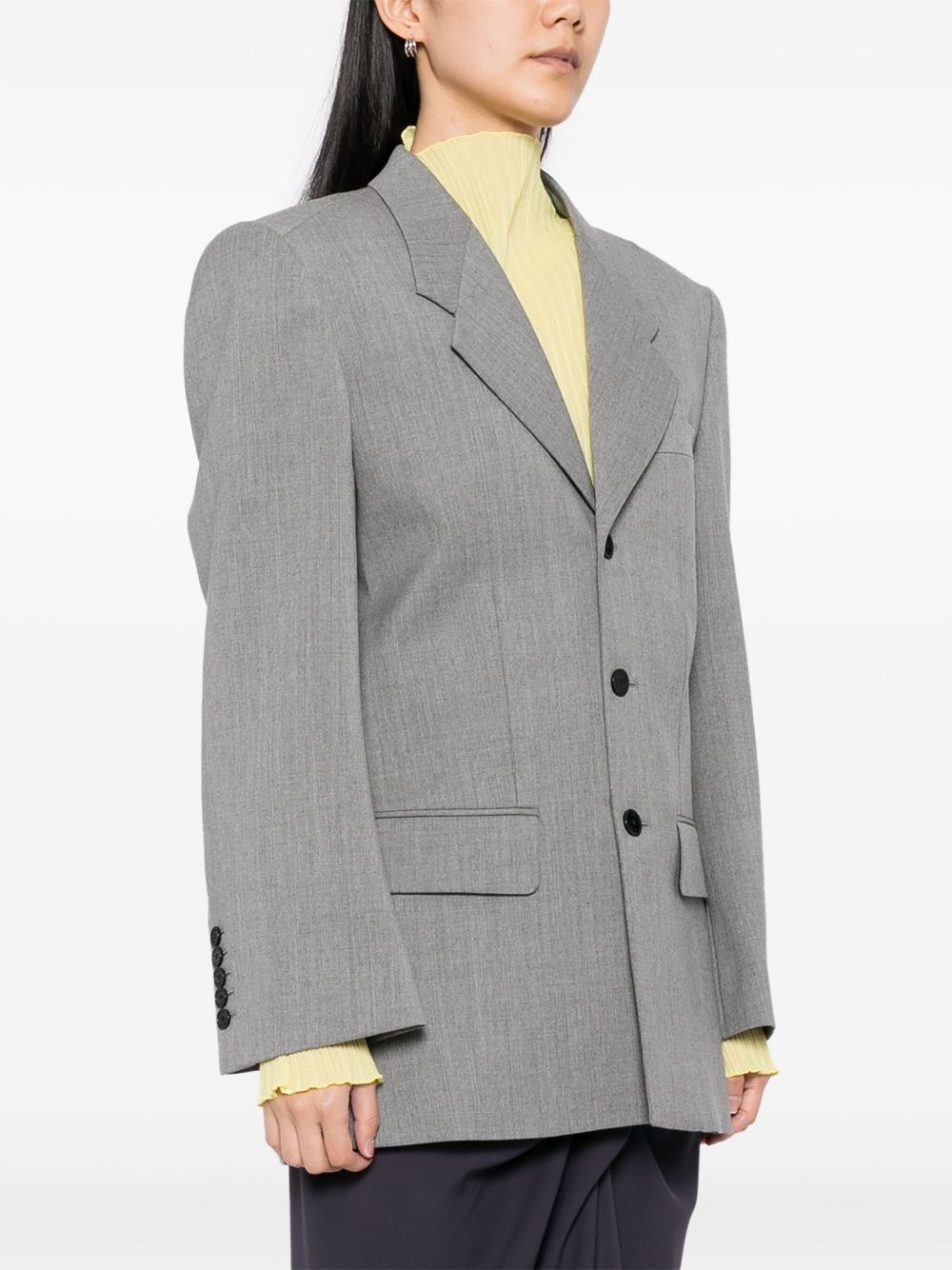 single-breasted blazer - 3