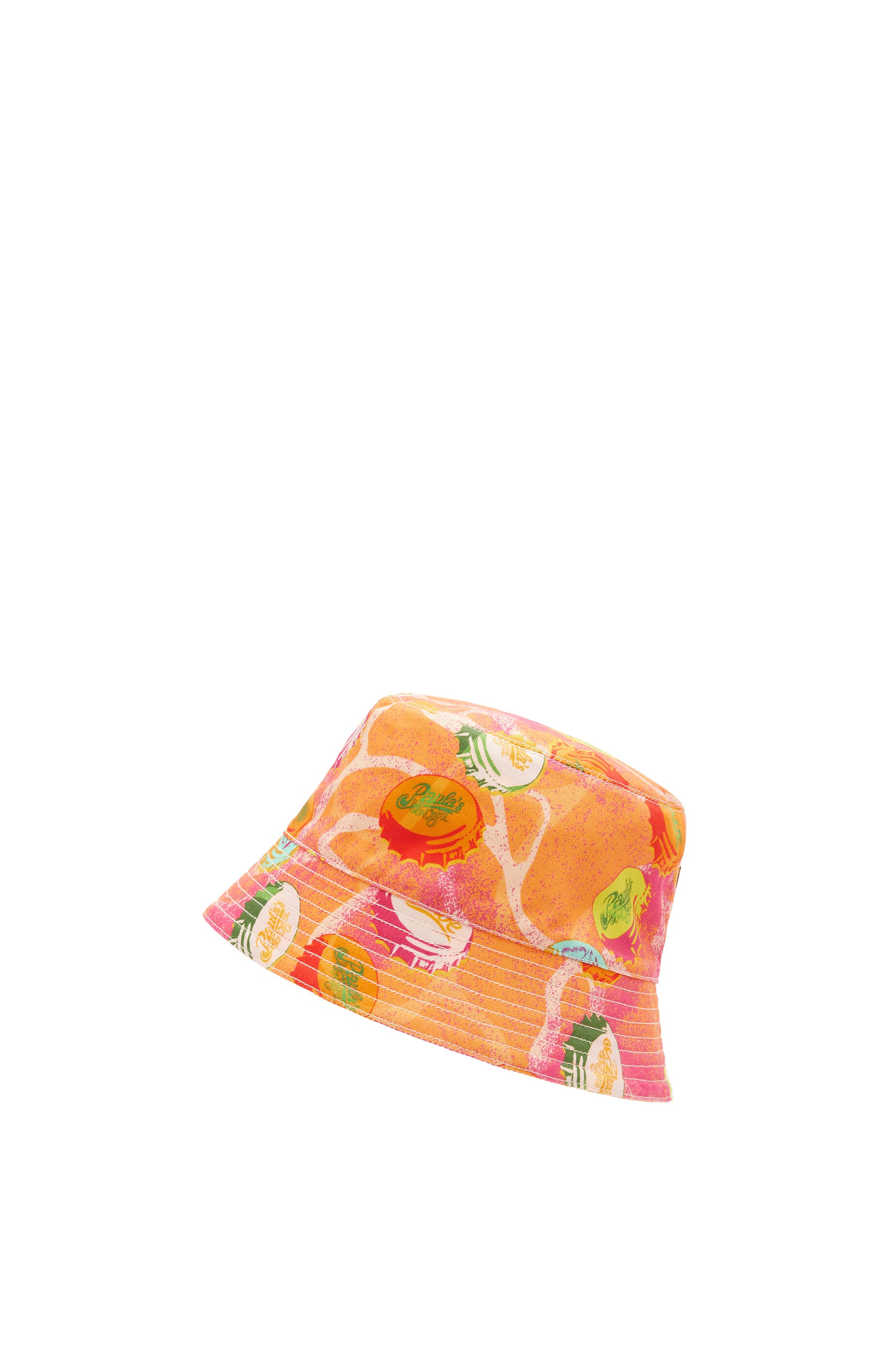 Caps bucket hat in canvas and calfskin - 3