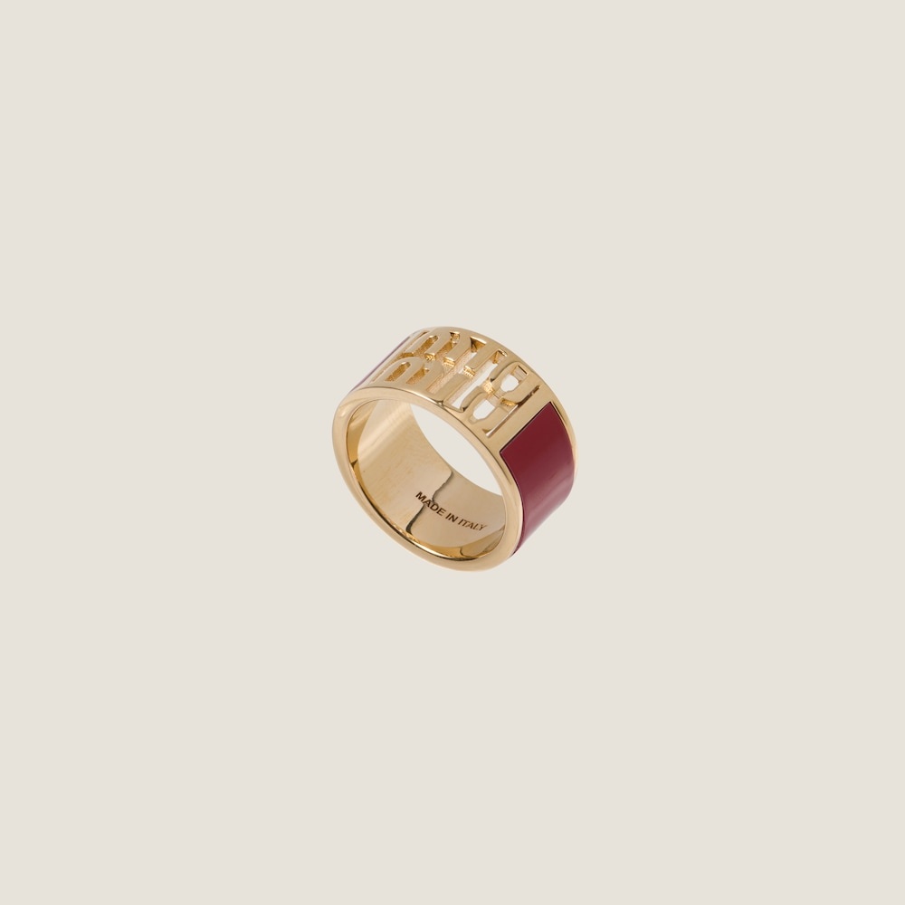 Enameled metal ring - 3