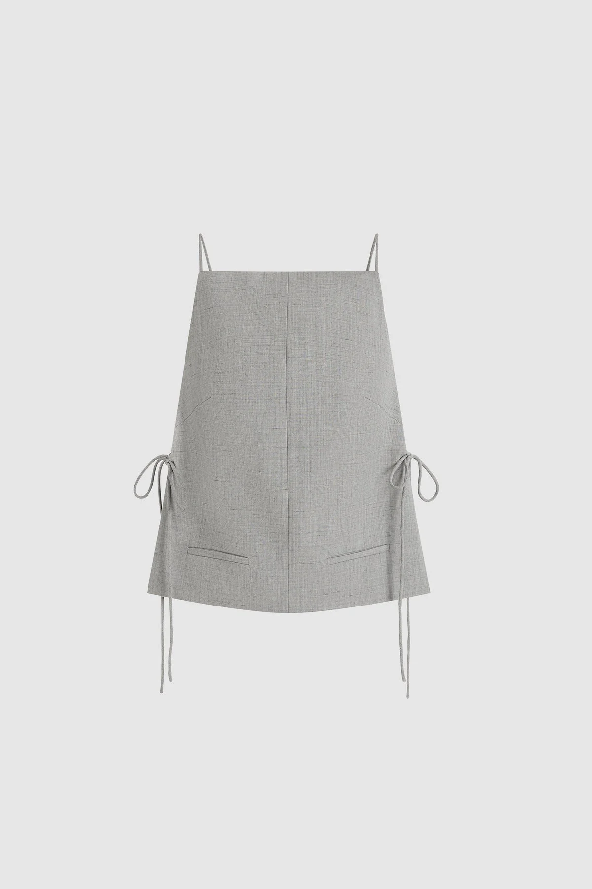 Square Side Tie Top - Concrete - 1