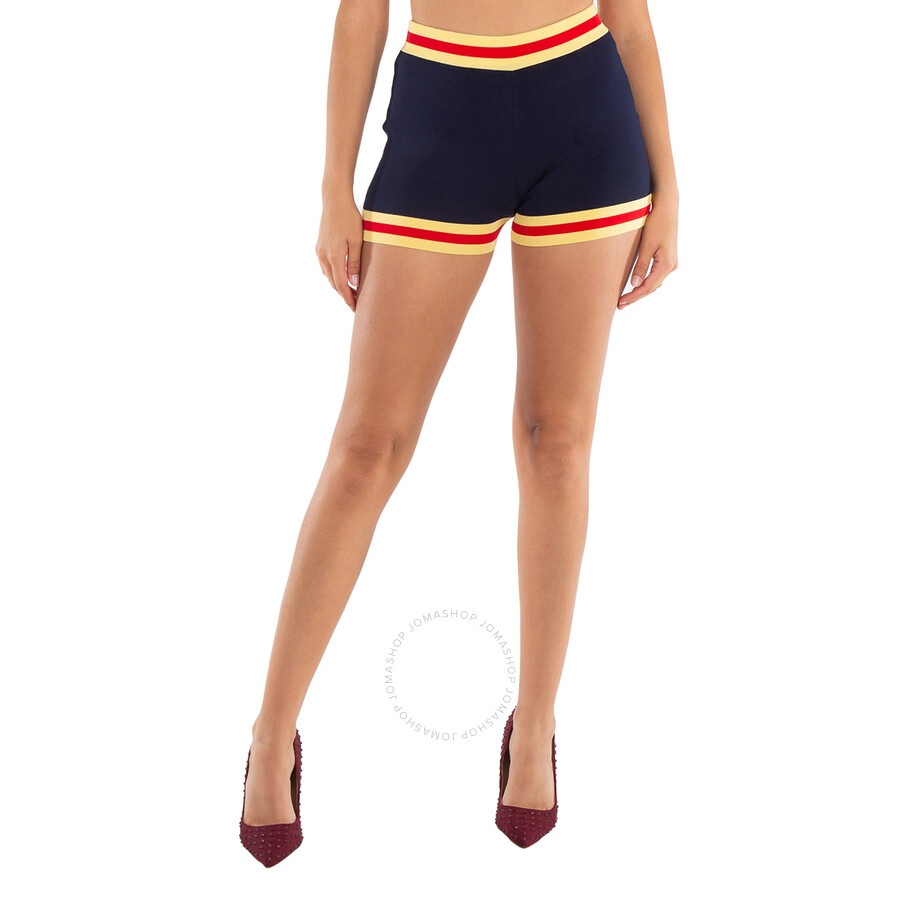 Rabanne Knitted Striped Pantalon Shorts - 3