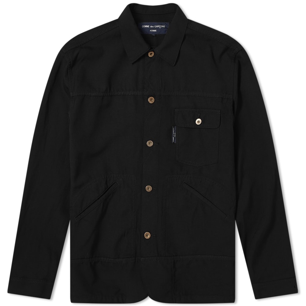 Comme Des Garcons Homme Patch Logo Workwear Jacket - 1