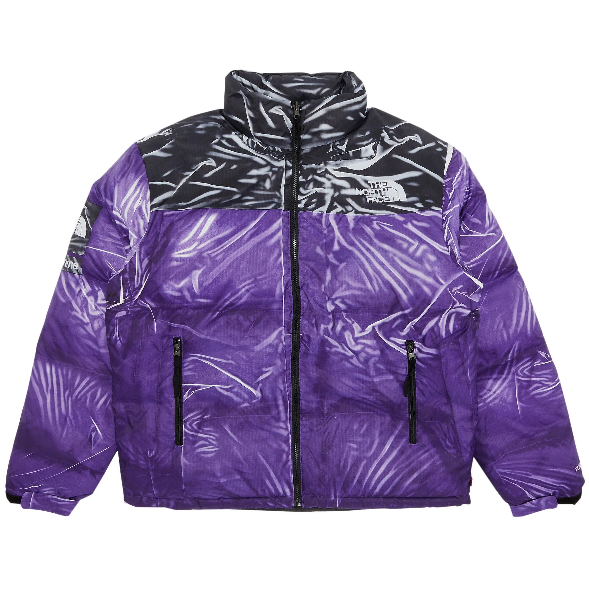 Supreme x The North Face Printed Nuptse Jacket 'Purple' - 1