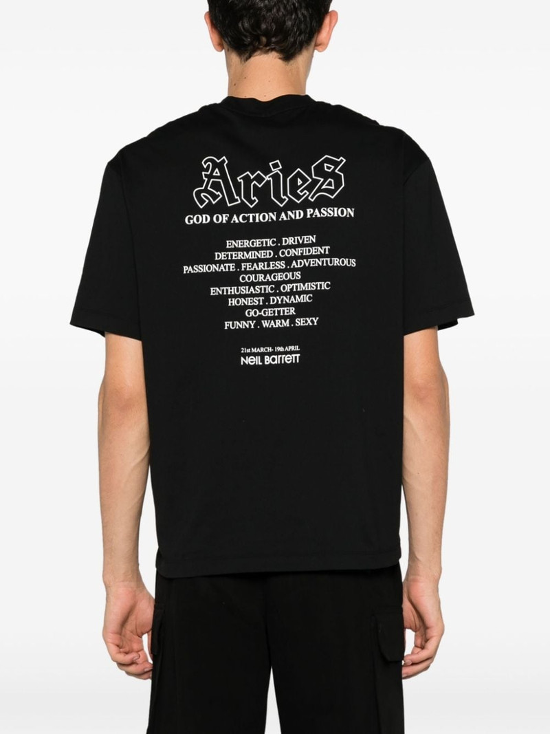 Aries graphic-print cotton T-shirt 4