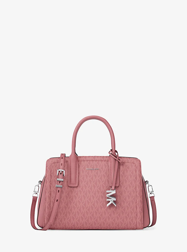 Laila Small Signature Logo Satchel - 1