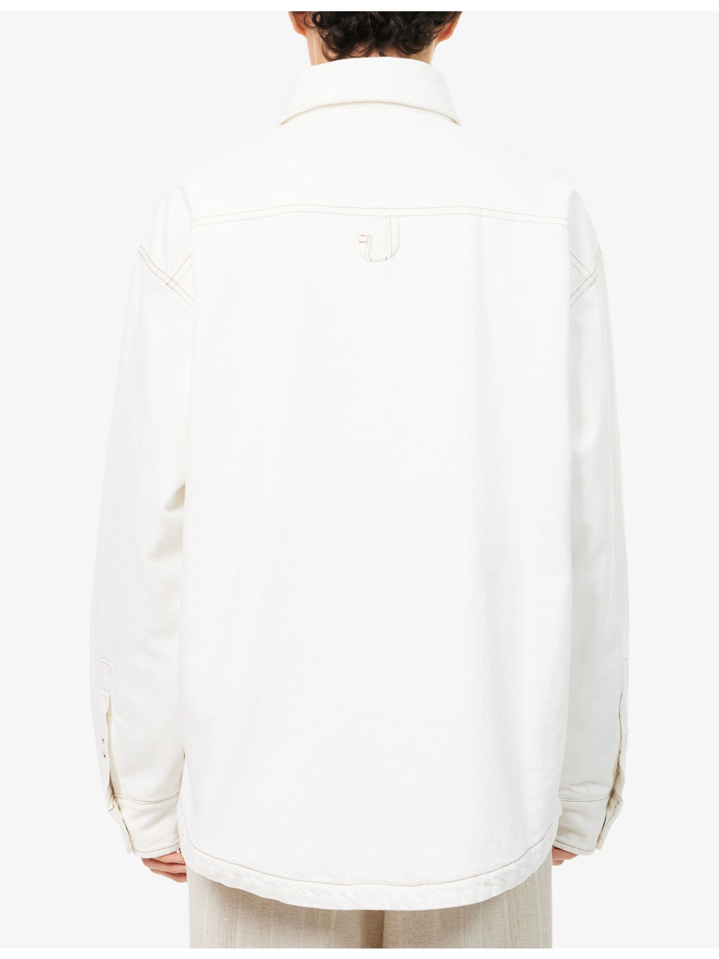 La Chemise Boulanger Embroidered-Logo Cotton Jacket - 4