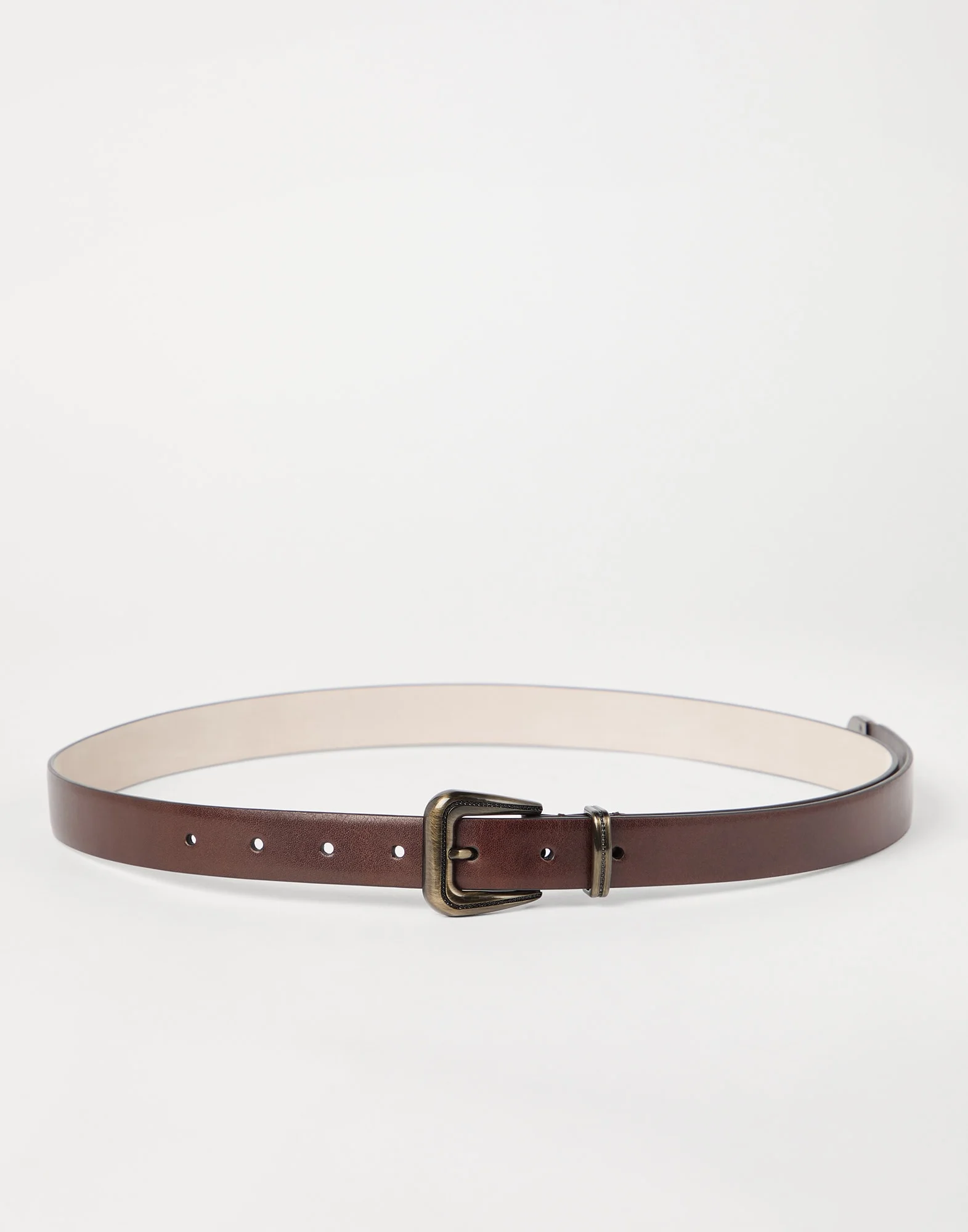Cowhide belt with monili - 1