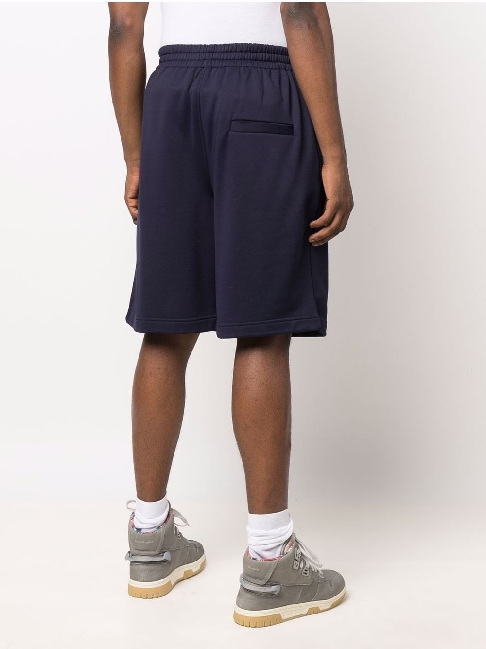 logo-embroidered track shorts - 4