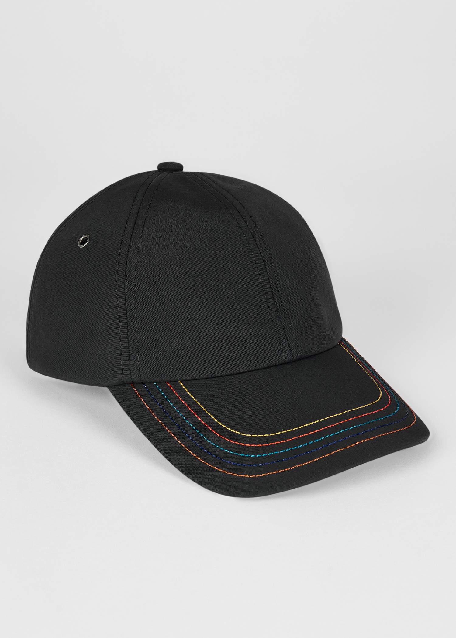 Black 'Artist Stitch' Baseball Cap - 2