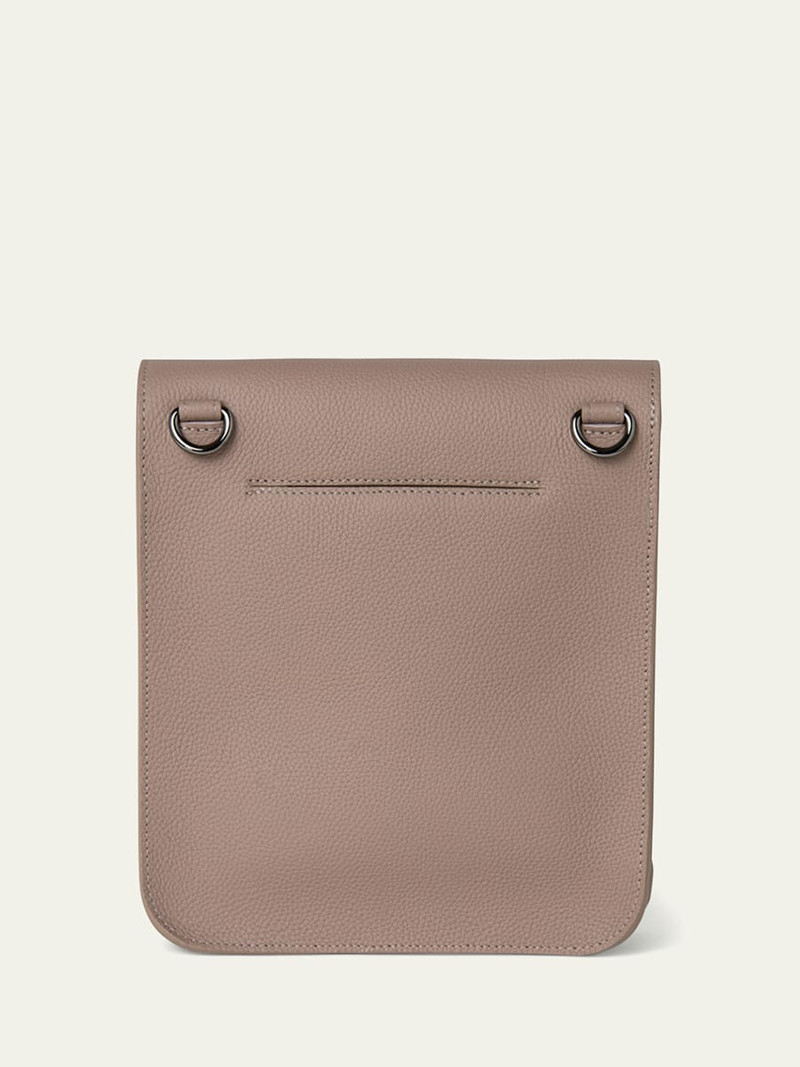 AKRIS Anouk Small Leather Messenger Bag outlook