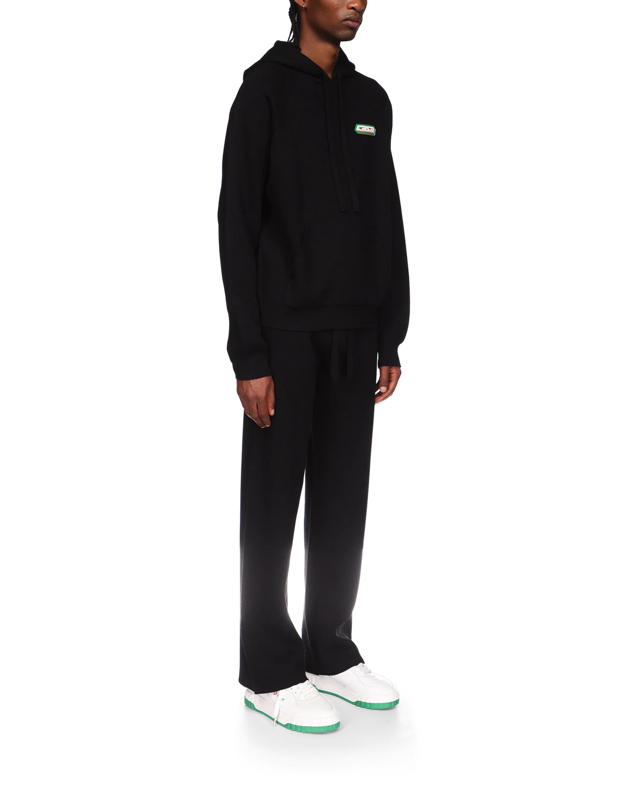 Rib Effect Hooded Sweatshirt - 5