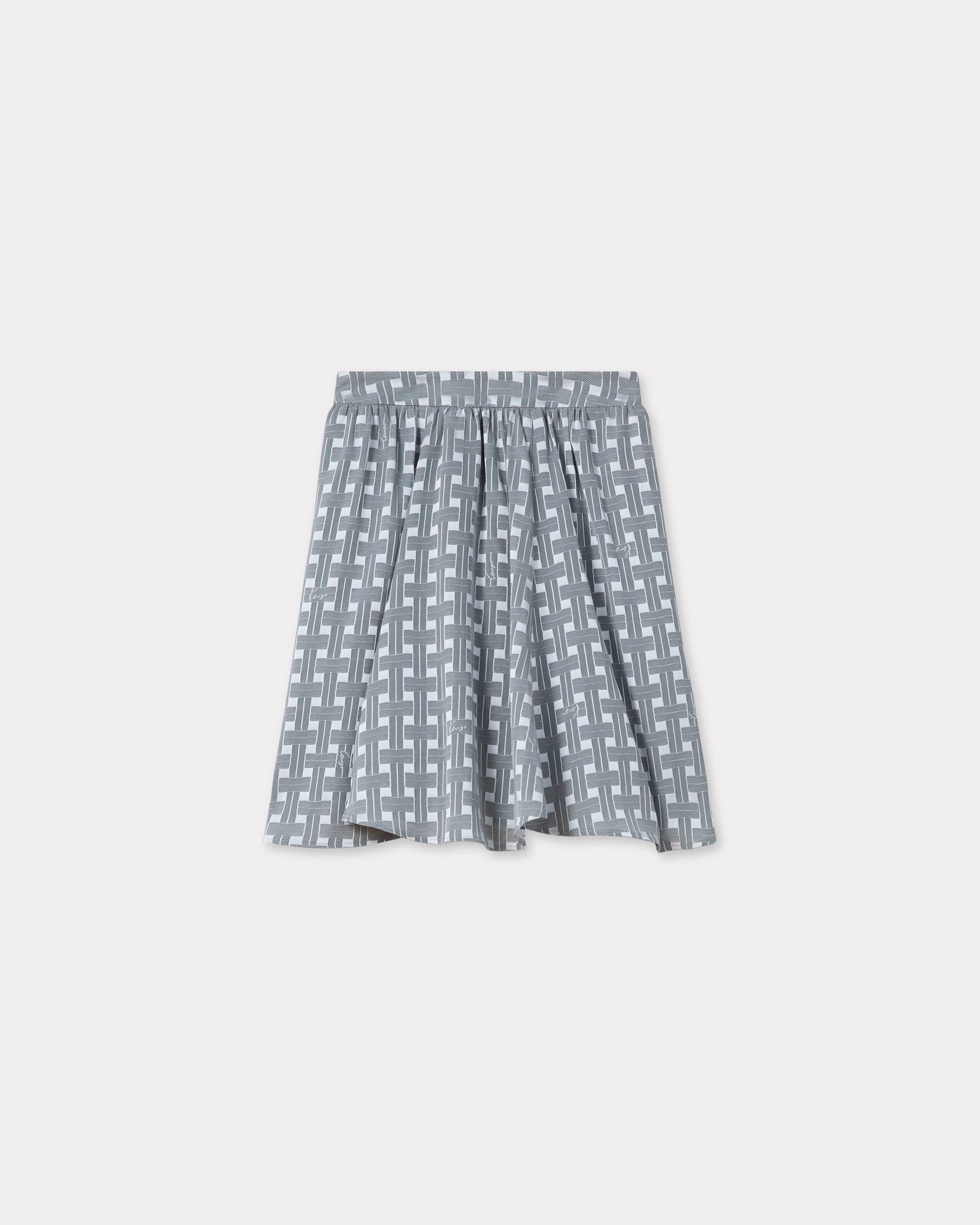 Jacquard short skirt - 1