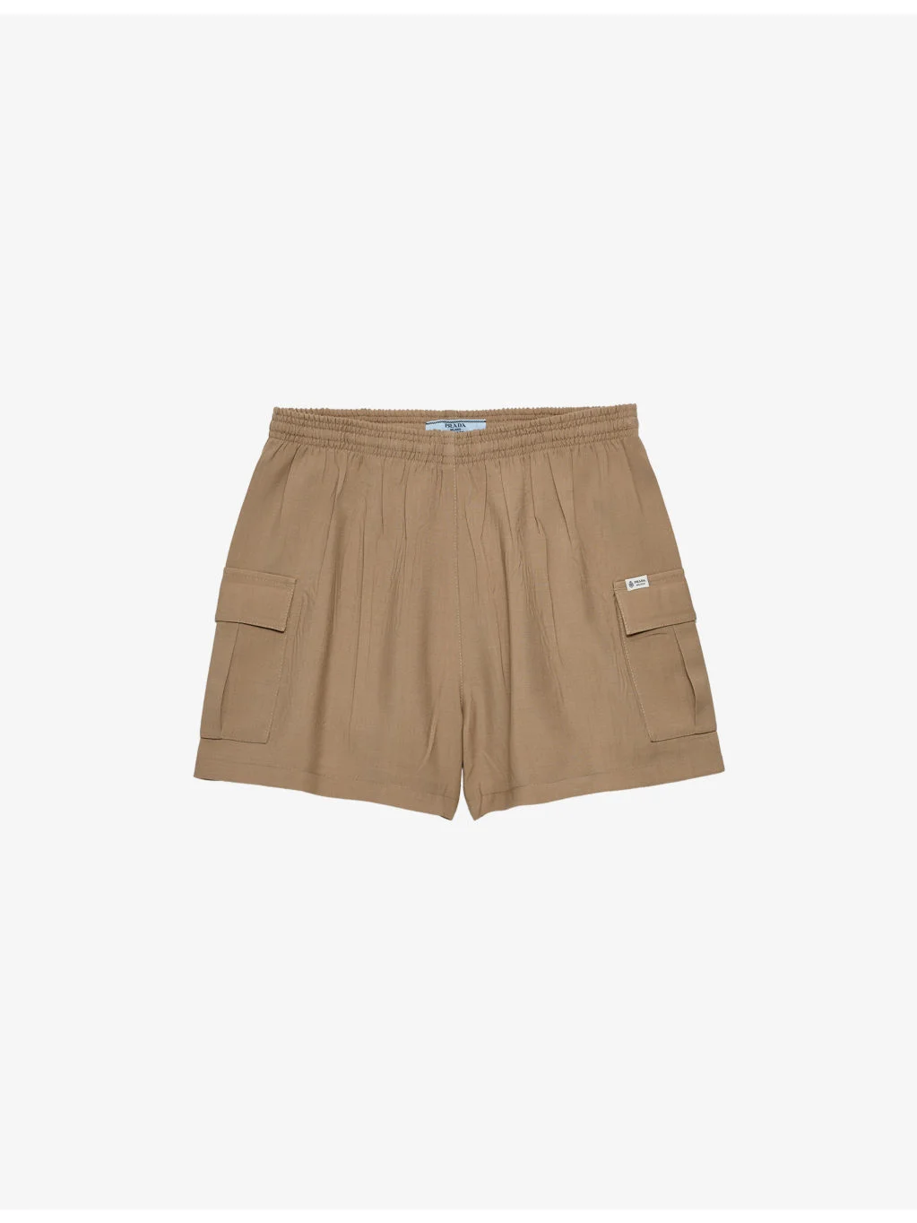Flap-Pocket Elasticated-Waist Wool Shorts - 1