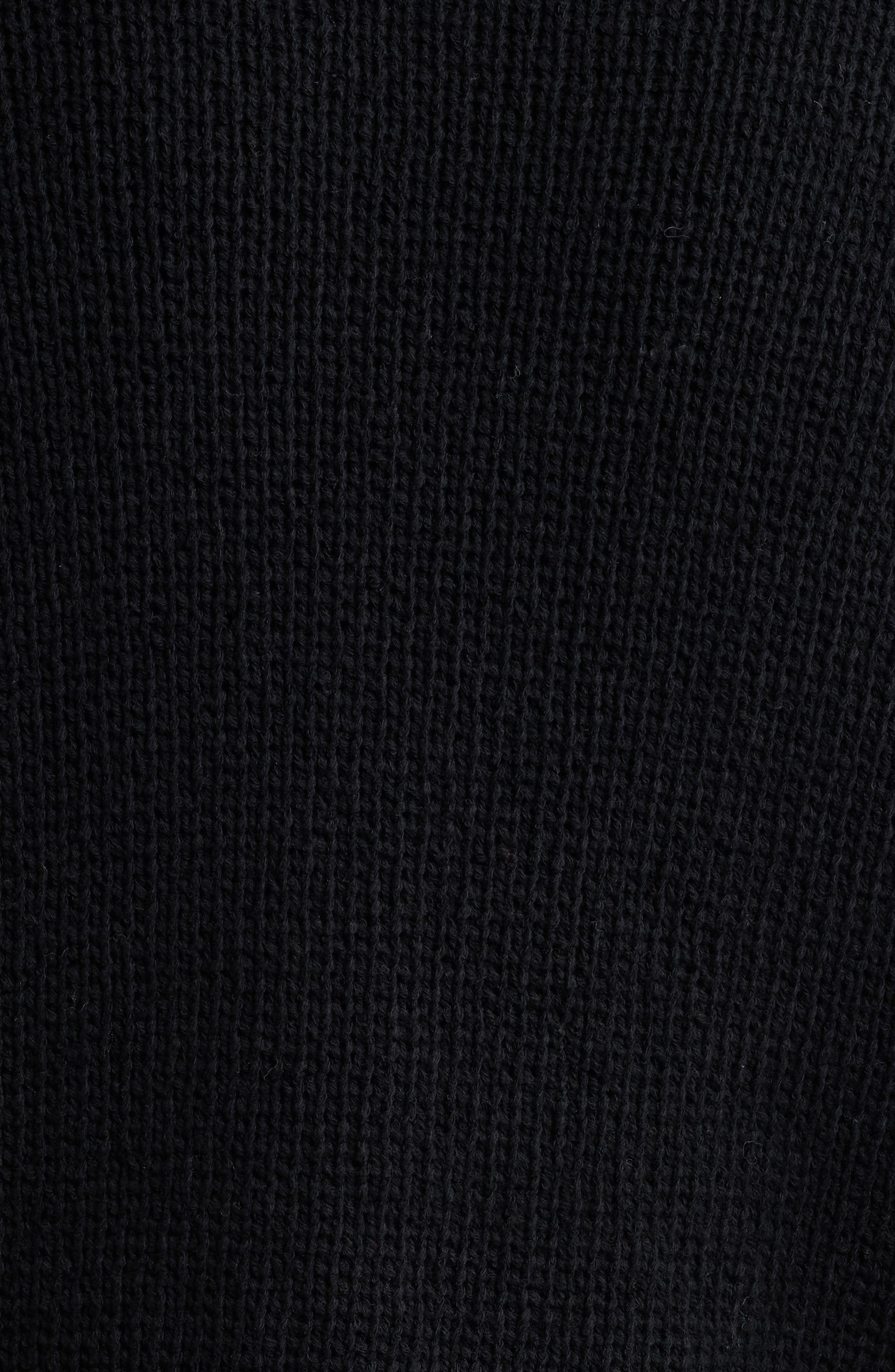 FRAME Rib Wool & Silk Cardigan in Black at Nordstrom - 6