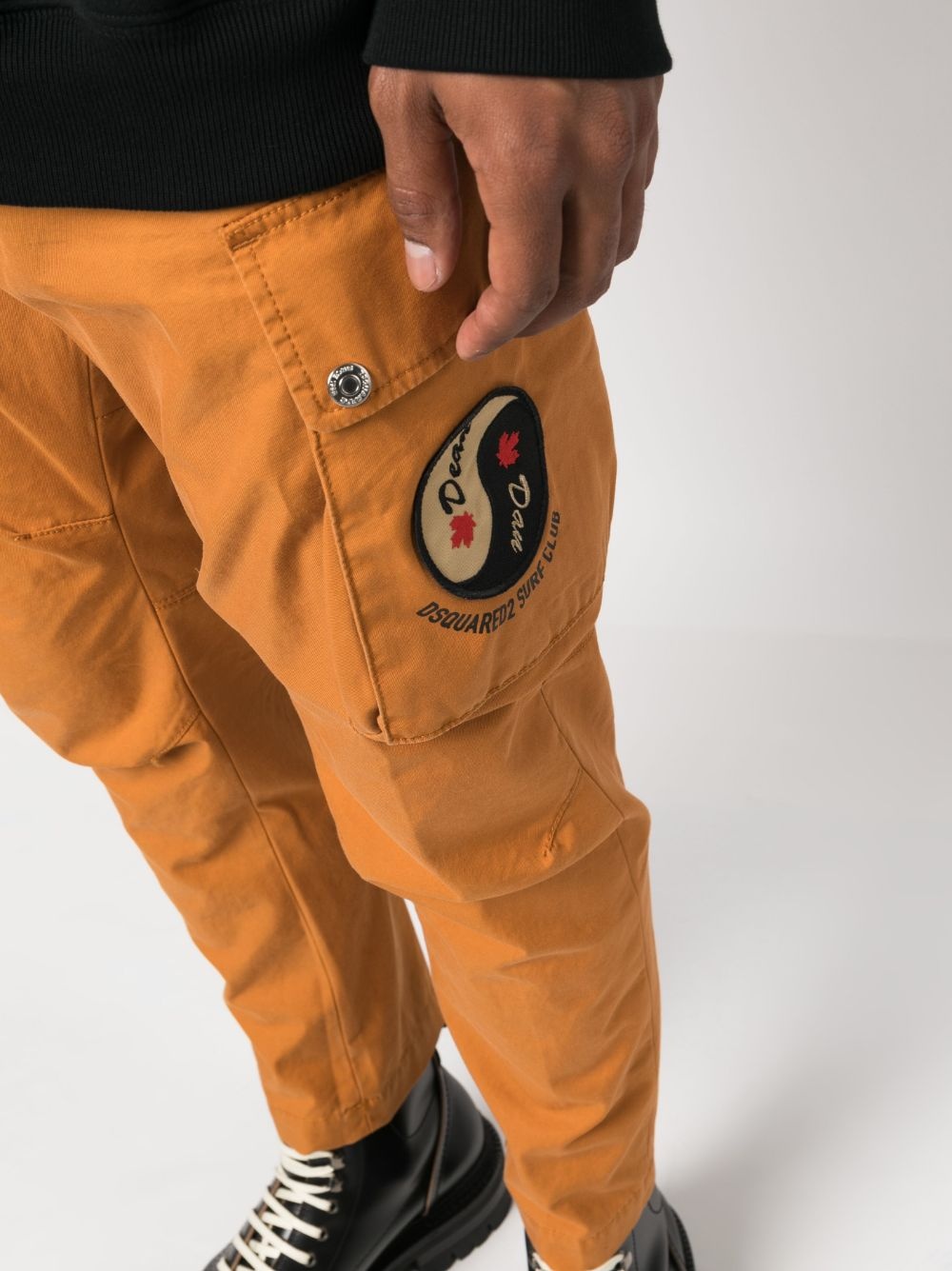 tapered-leg cargo pants - 5