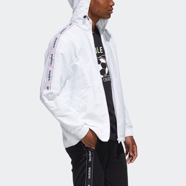 adidas neo M SS TCNS WB 2 Casual Windproof Jacket White GJ8764 - 6