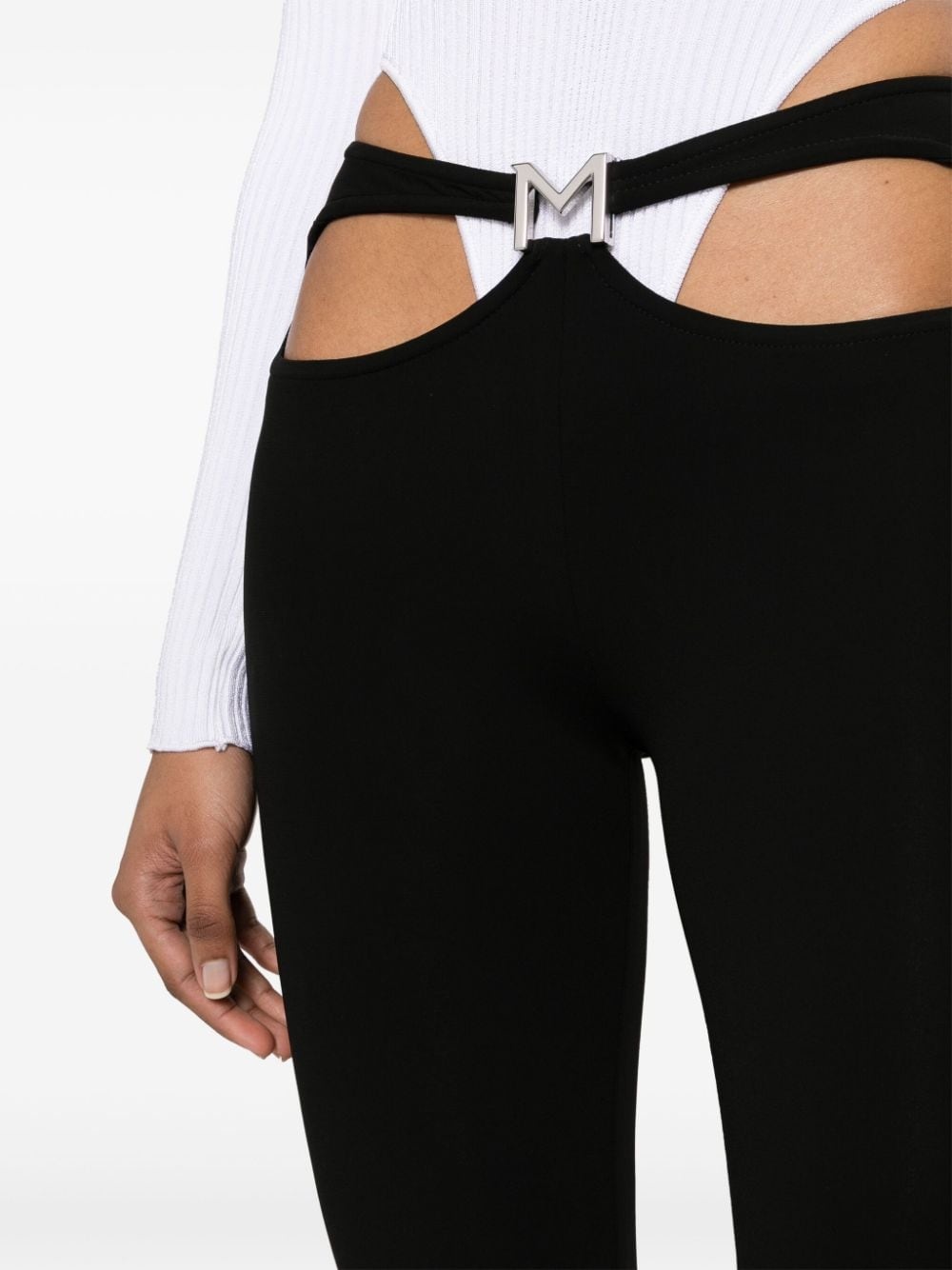 cut-out leggings - 5