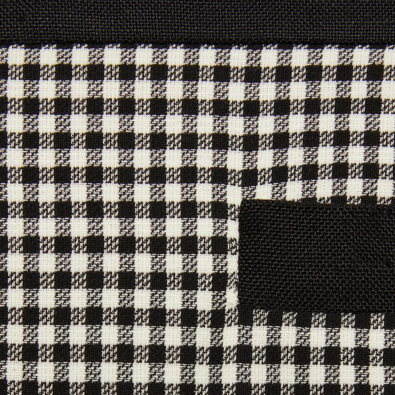 Gingham cotton skirt 4