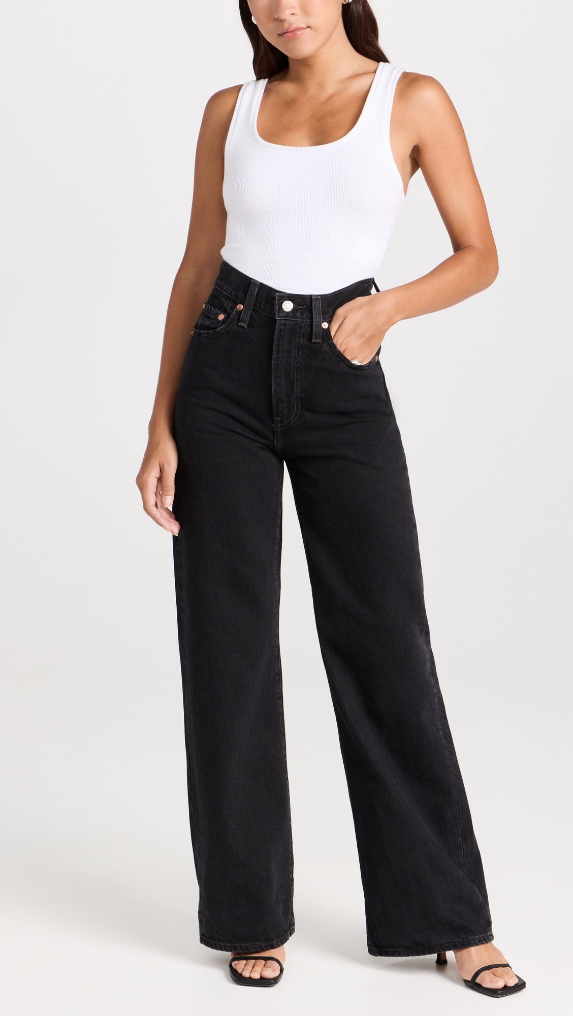 Ribcage Wide Leg Jeans - 5